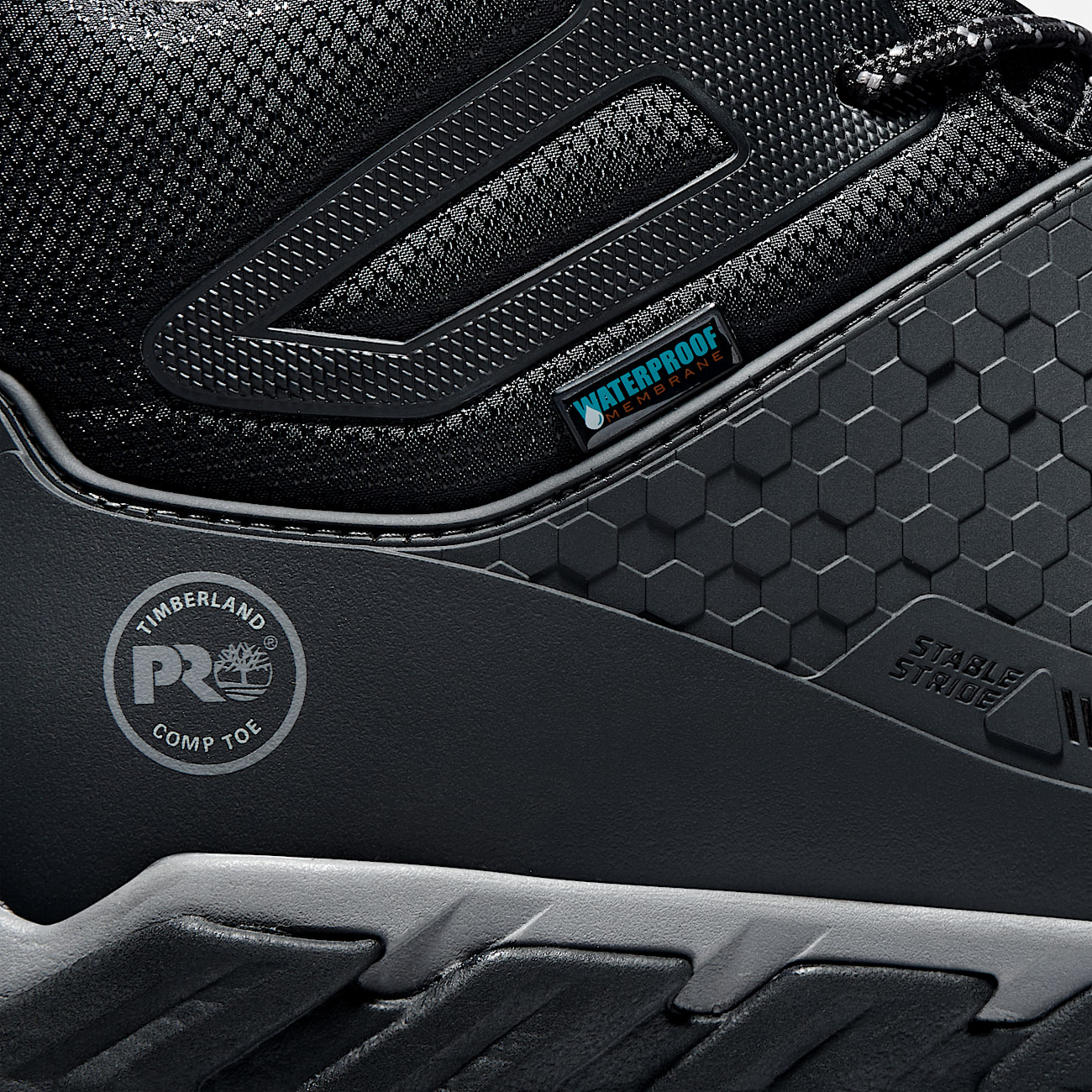 Botas de trabajo Ridgework Composite Toe  para hombre TBL Negro ALT6