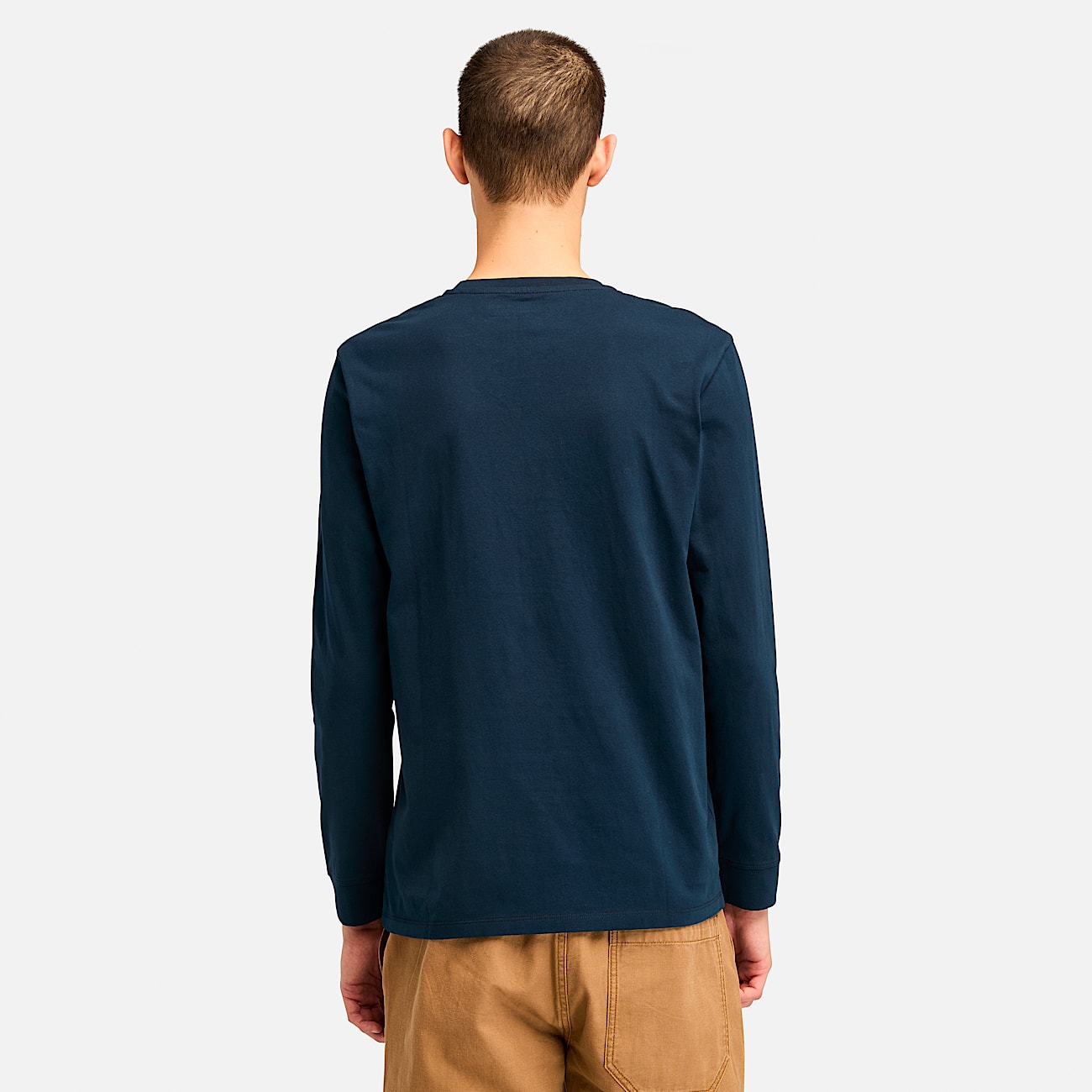 Men's Oyster River Chest Logo Long-Sleeve T-Shirt - 3