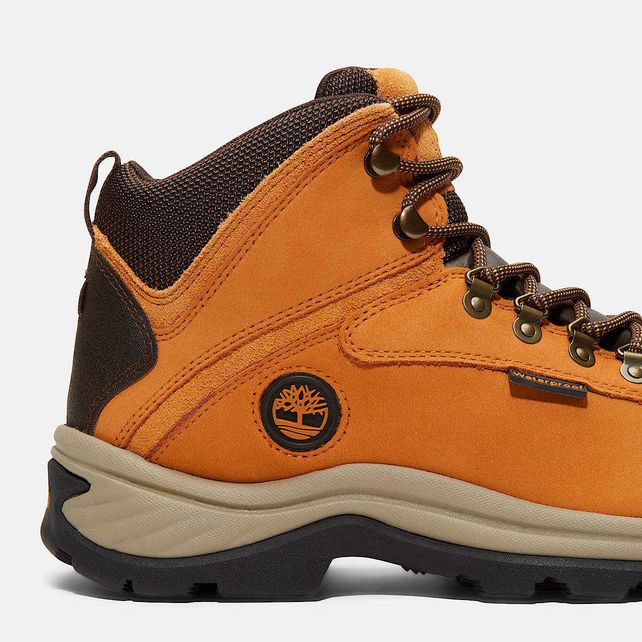 Mens White Ledge Waterproof Mid Hiker Boot TBL Wheat ALT7