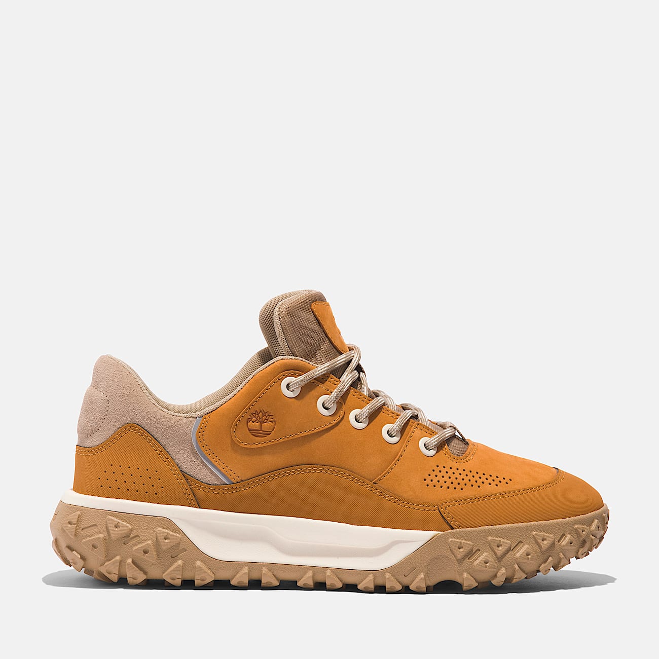 Mens GreenStride Motion 6 Hiking Shoe TBL Wheat Nubuck HERO