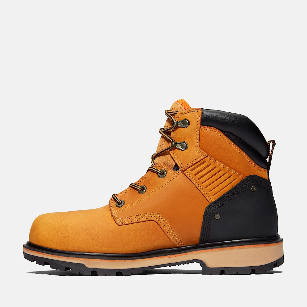 Mens Ballast 6 Steel Toe Work Boot TBL Wheat FullGrain Leather ALT6