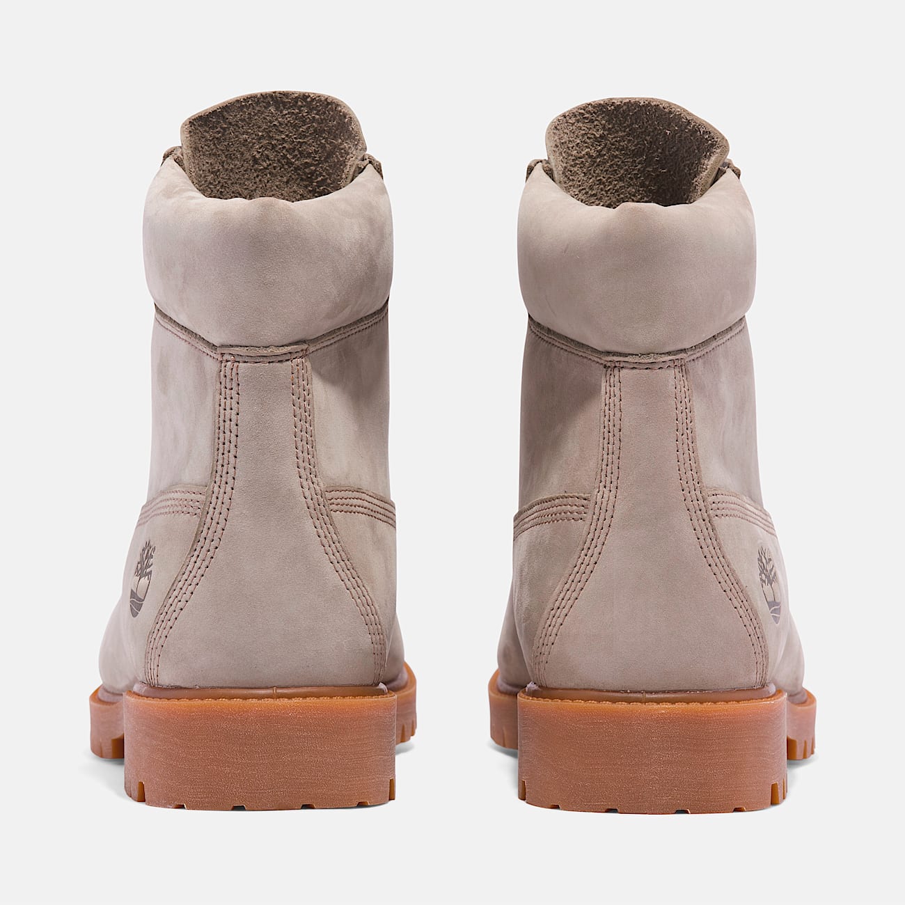 Mens Timberland Heritage 6Inch Waterproof Boot TBL Light Taupe Nubuck ALT5