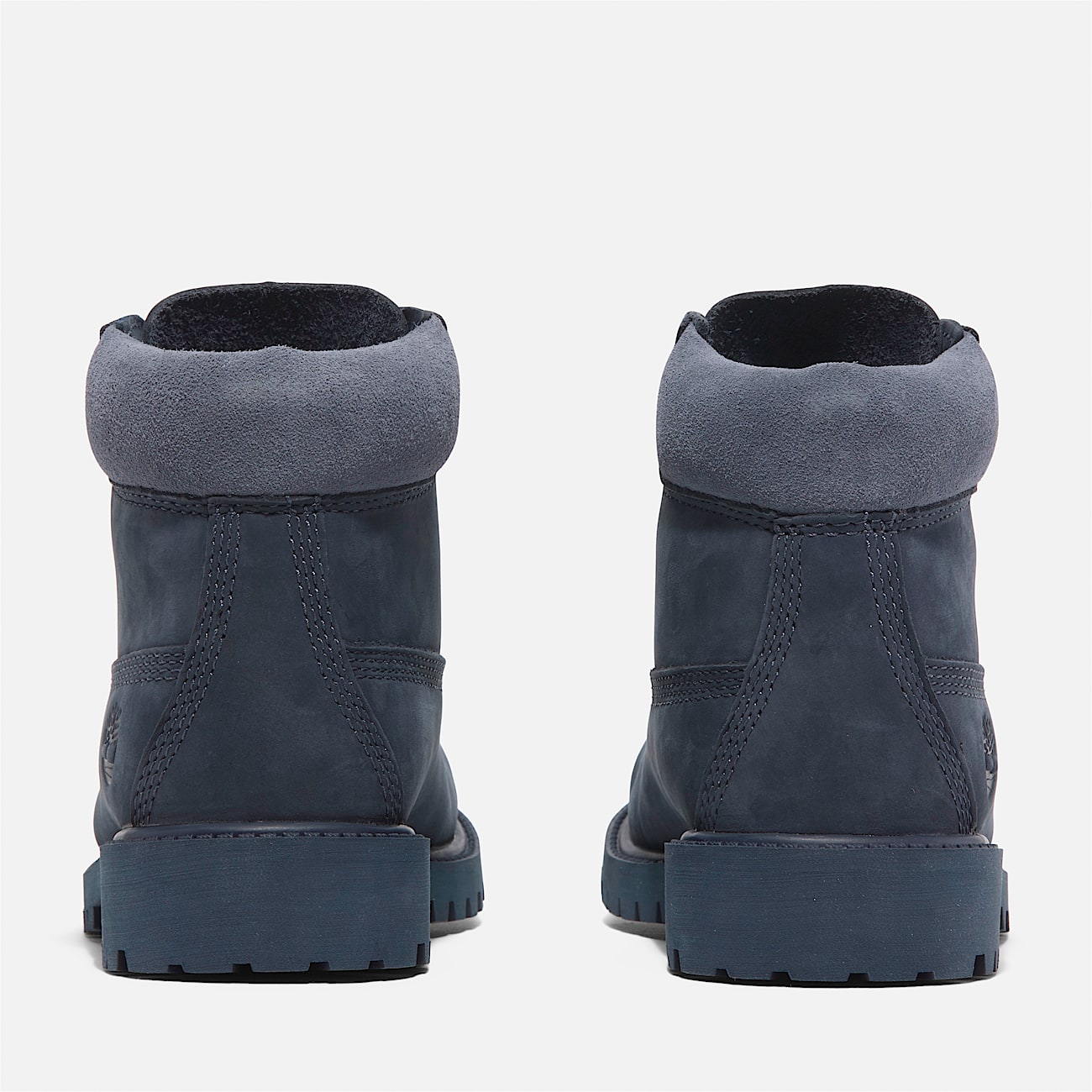 Botas Youth Timberland Premium 6Inch LaceUp Waterproof TBL Nobuck Azul Marino ALT5