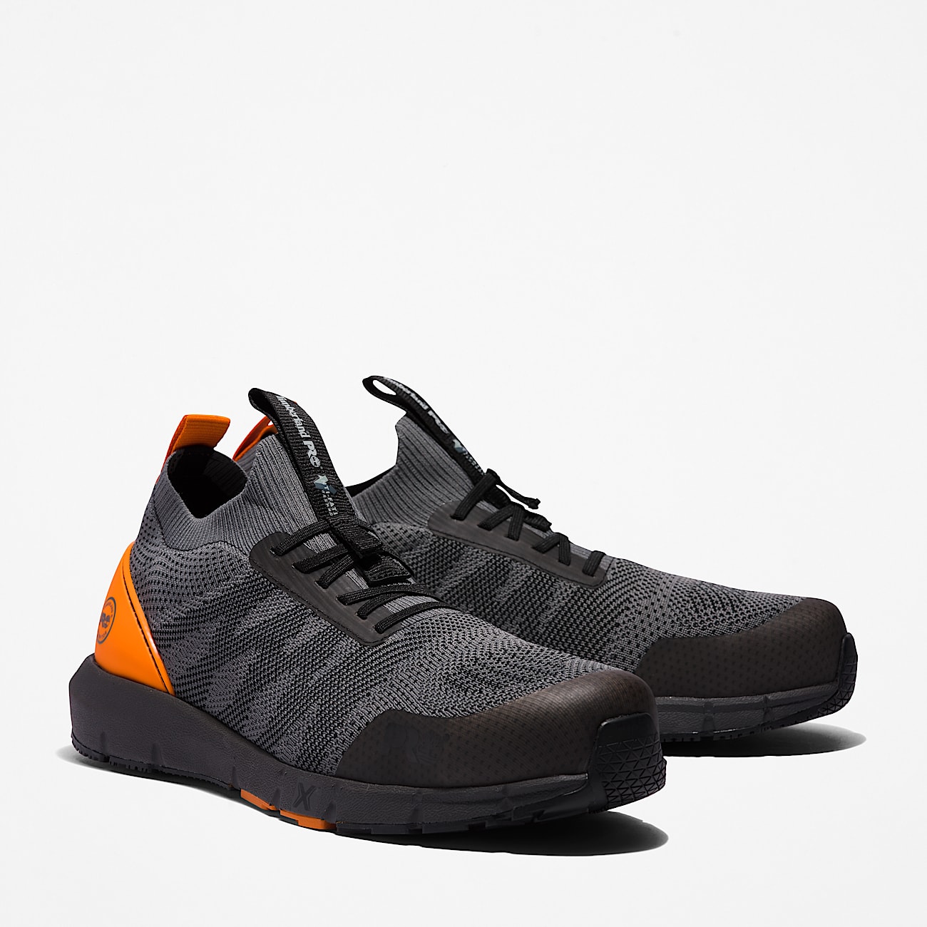 Mens Radius Composite Toe Work Sneaker TBL GreyOrange ALT5