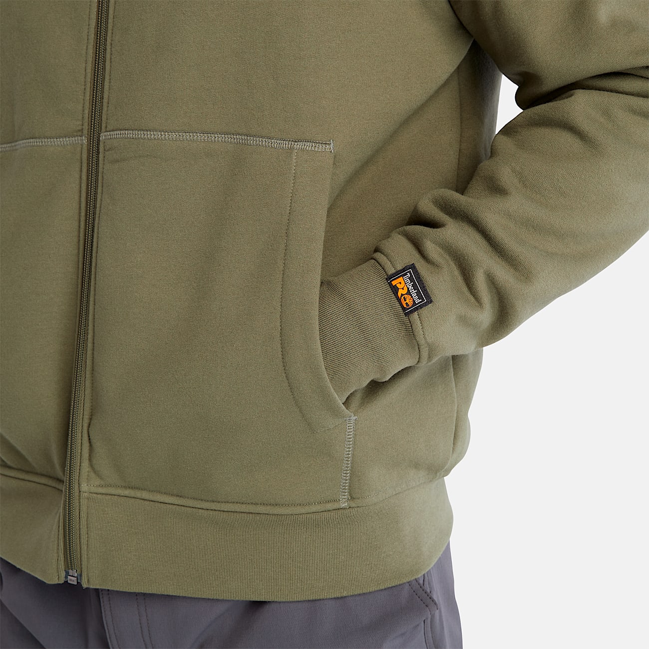 Sudadera Timberland PRO Hood Honcho Sport con Cierre para hombre TBL Noche del olivo ALT4