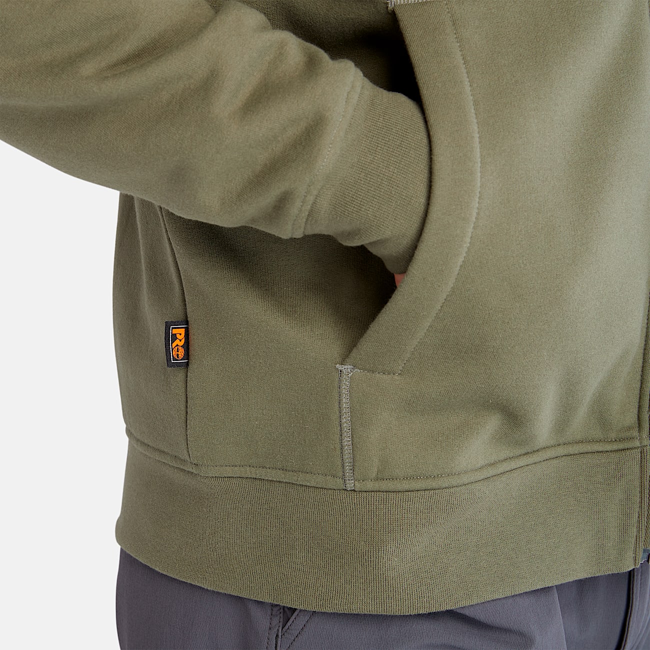 Sudadera Timberland PRO Hood Honcho Sport con Cierre para hombre TBL Noche del olivo ALT3