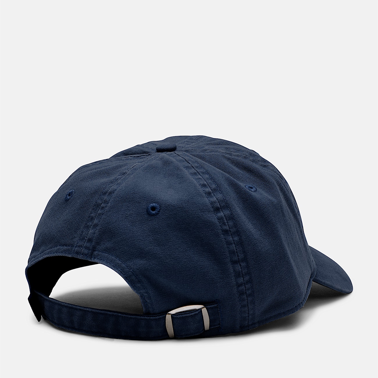 Mens Timberland PRO FauxLeather Logo LowProfile Cap TBL Navy ALT1