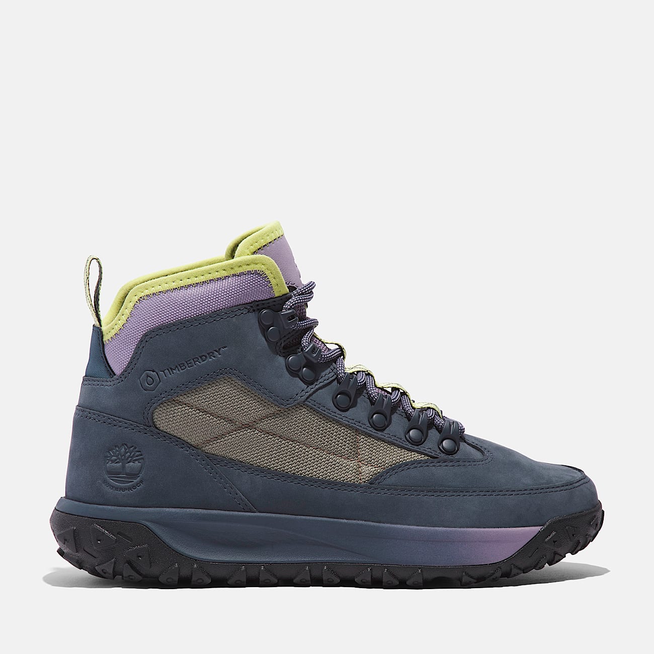 Womens GreenStride Motion 6 Waterproof Hiking Boot TBL Dark Blue Nubuck HERO