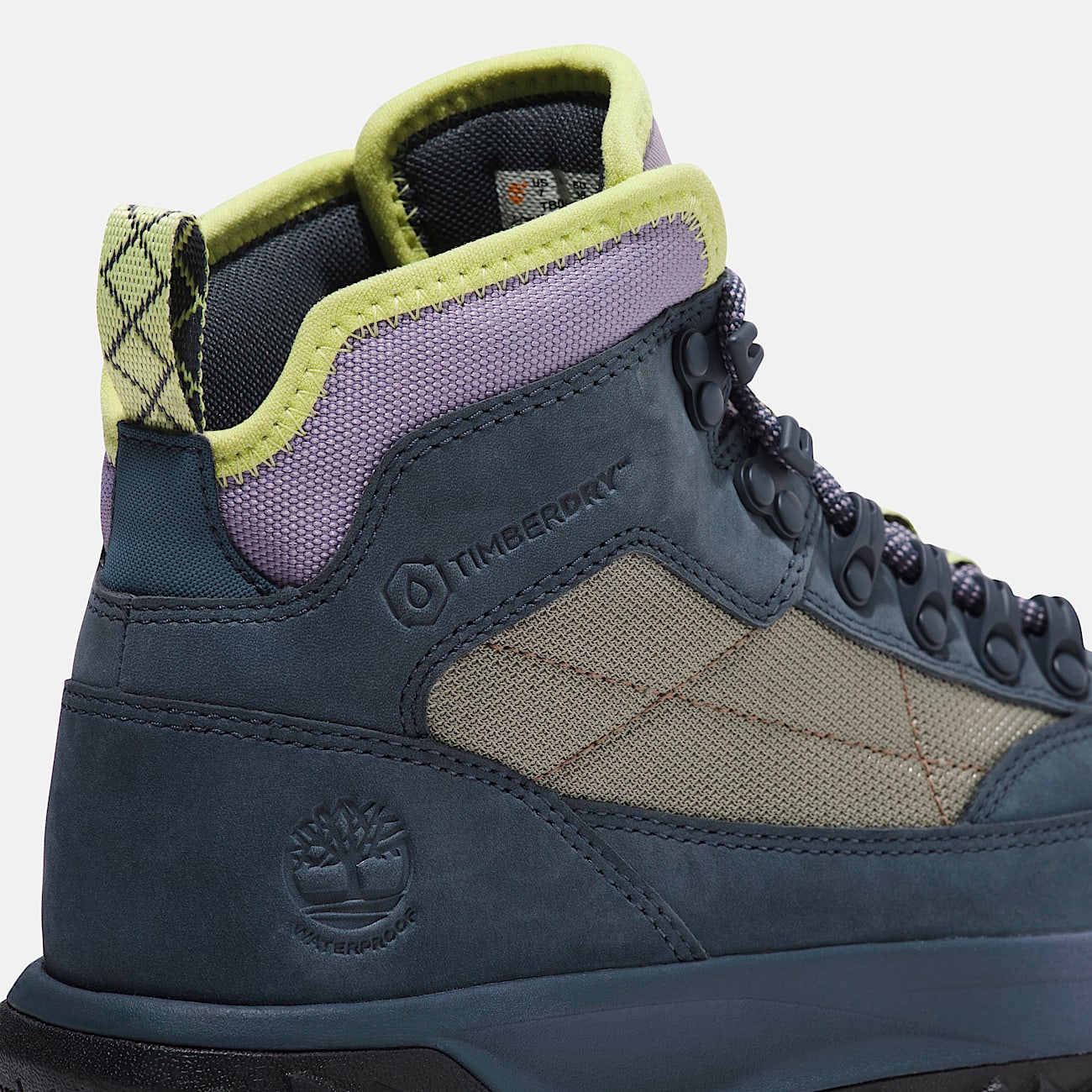 Womens GreenStride Motion 6 Waterproof Hiking Boot TBL Dark Blue Nubuck ALT7