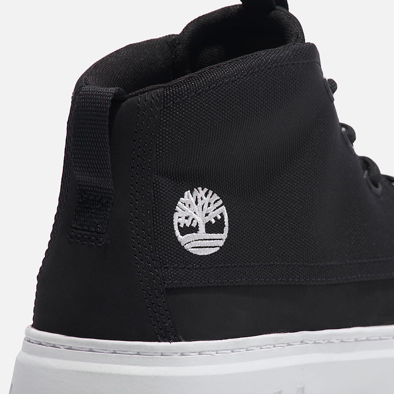 Mens Maple Grove Mid LaceUp Sneaker TBL Black Nubuck ALT7