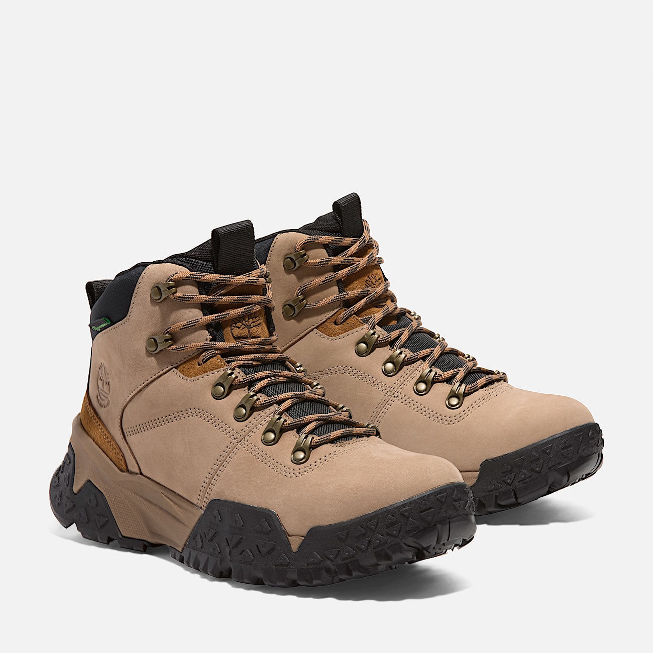 Mens Motion Scramble Mid LaceUp Waterproof Hiking Boot TBL Beige Nubuck ALT4