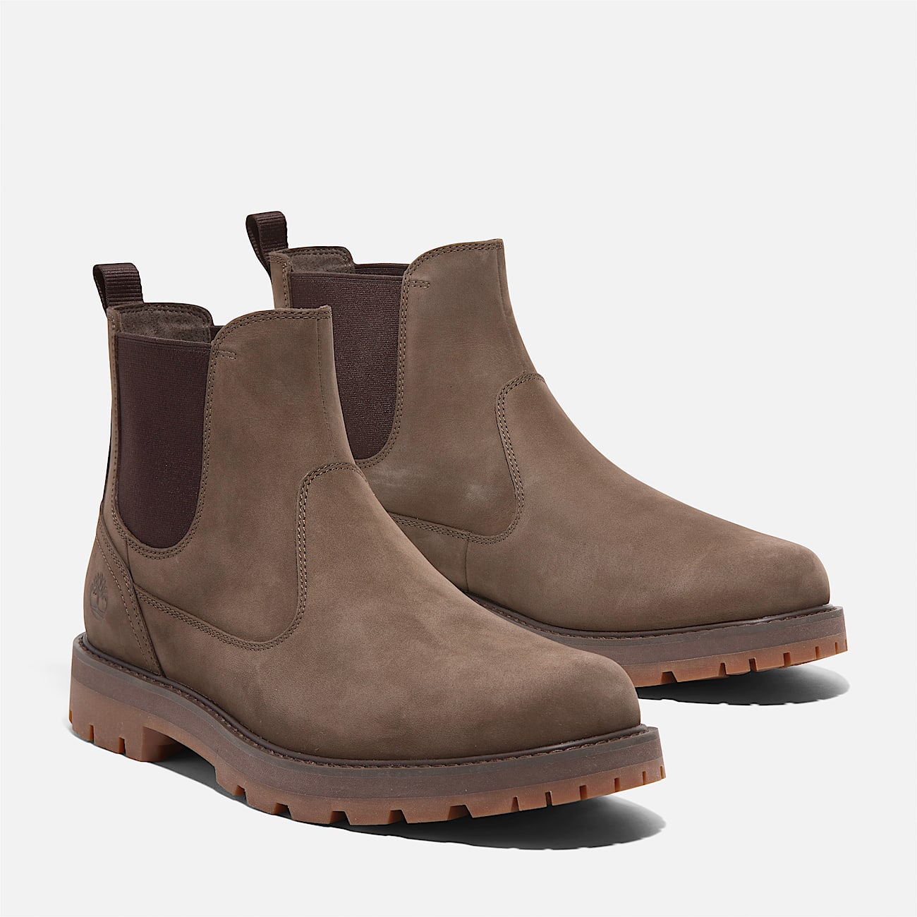 Mens Britton Road Chelsea Boot TBL Brown Nubuck ALT4
