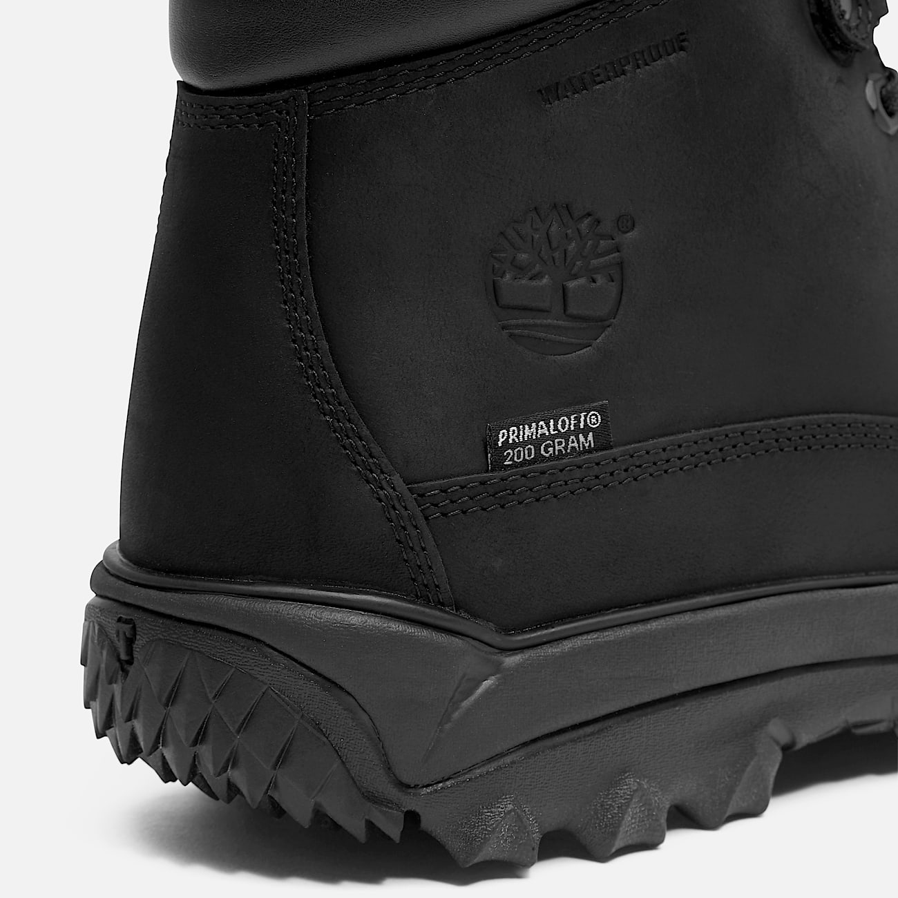 Mens Rime Ridge Waterproof Mid Boot TBL Black Nubuck ALT7