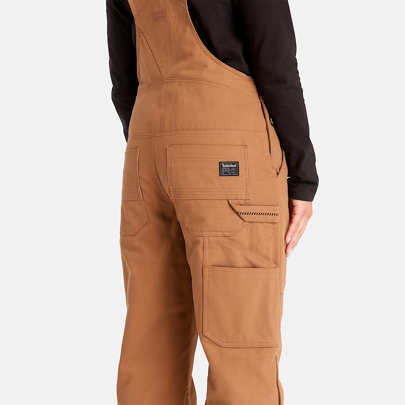Womens Timberland PRO Gritman Insulated Bib Overall TBL Dark Wheat ALT4