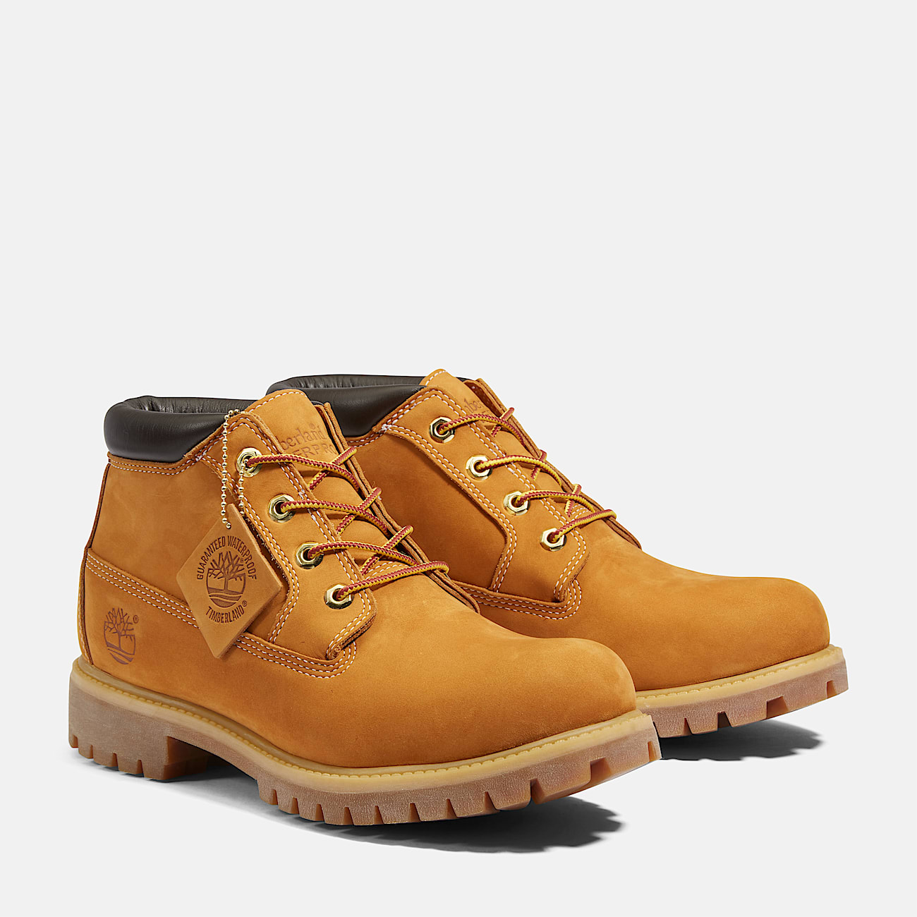 Mens Timberland Heritage Mid Waterproof Chukka Boot TBL Wheat ALT4