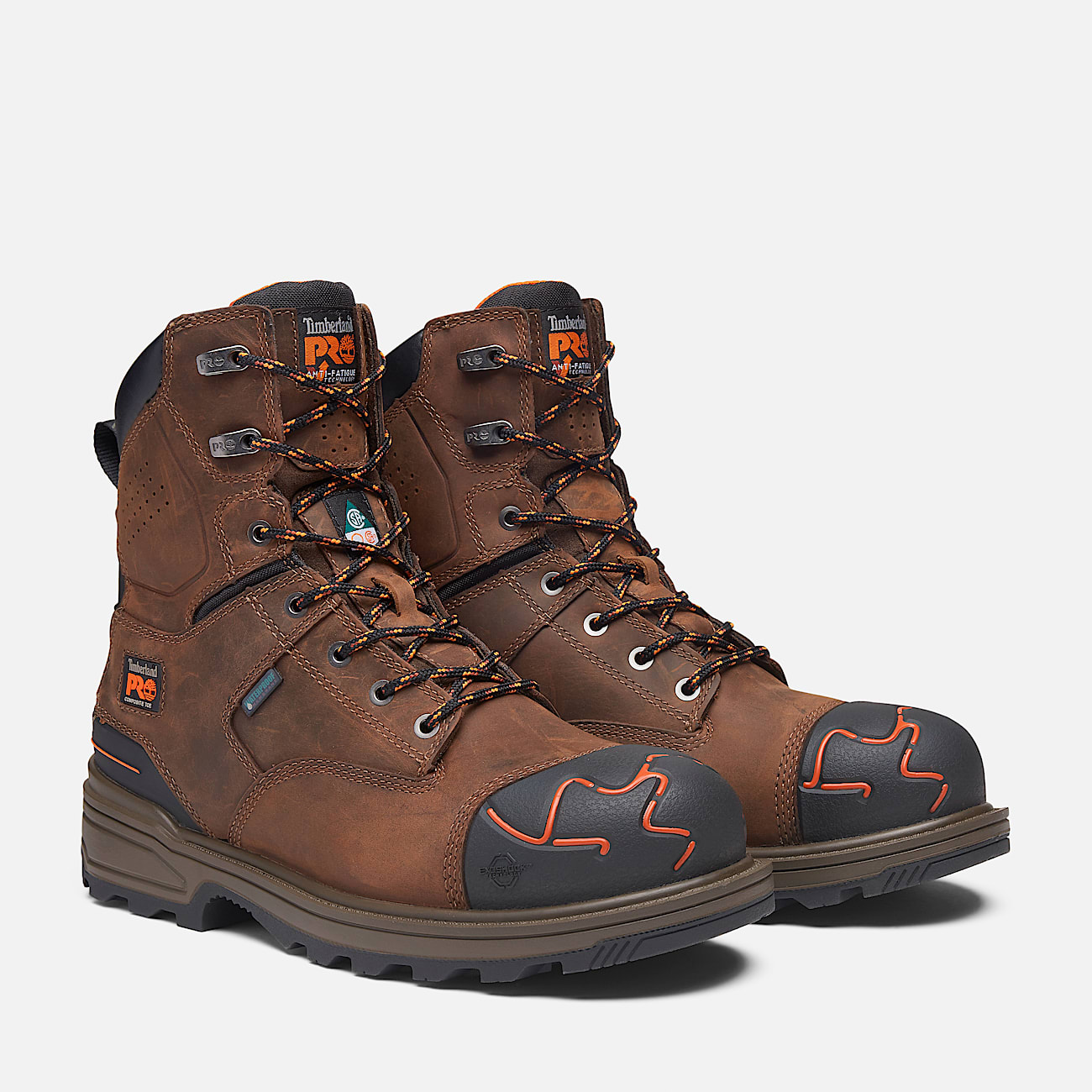 Botte de travail impermable Magnitude 8Inch  embout en composite pour hommes TBL Brun Magnitude ALT4