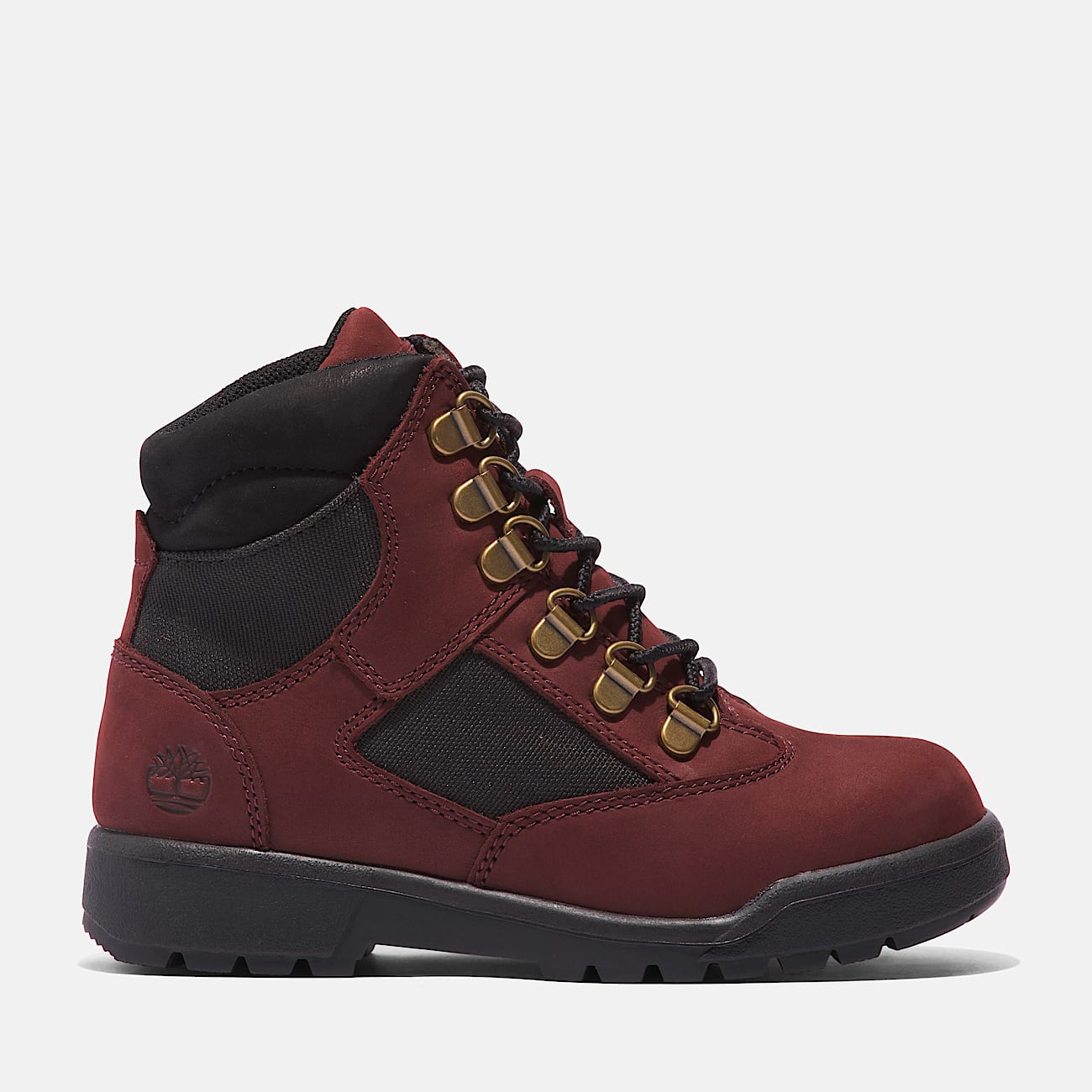 Junior 6Inch Field Boot TBL Burgundy Nubuck HERO