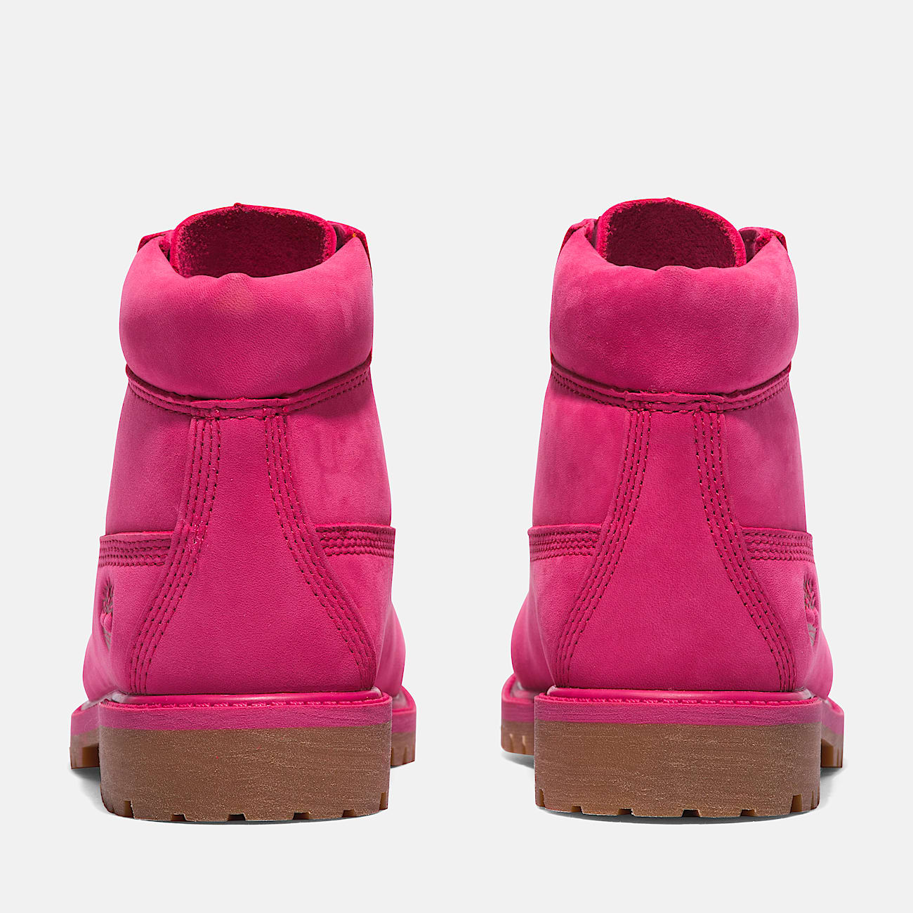 Junior Timberland 50th Edition Premium 6Inch Waterproof Boot TBL Dark Pink Nubuck ALT5