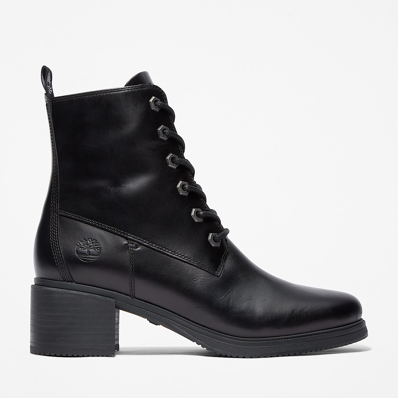 Botas Dalston Vibe para mujer de 6 pulgadas TBL Piel de grano entero Negro HERO