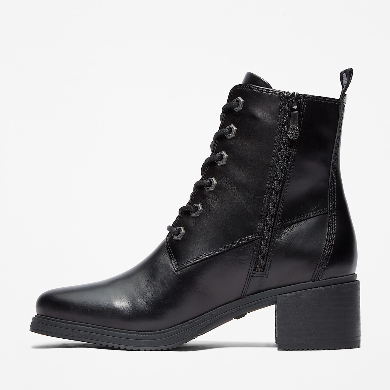 Botas Dalston Vibe para mujer de 6 pulgadas TBL Piel de grano entero Negro ALT6
