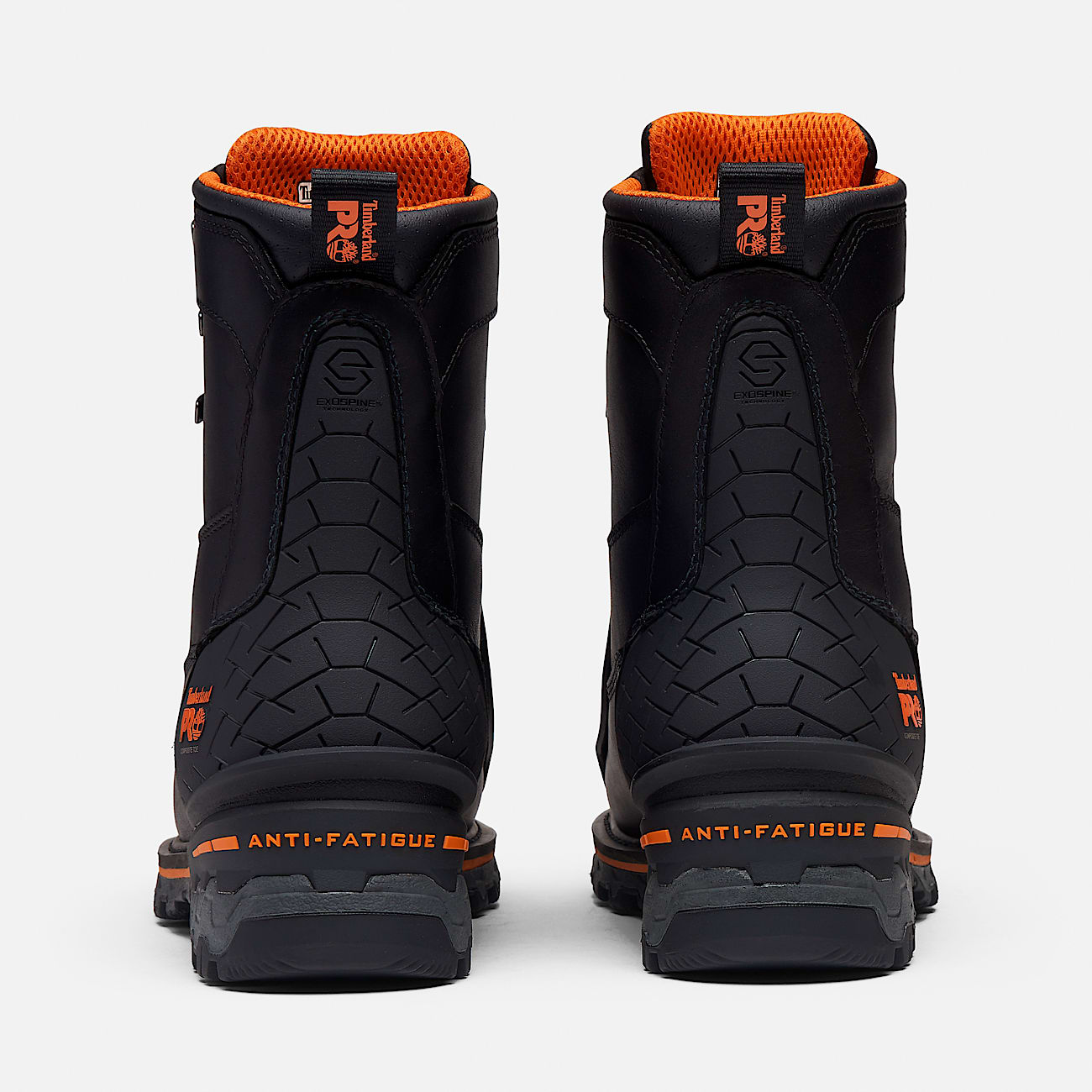 Mens Boondock CSA Met Guard 8 Work Boot TBL Black FullGrainOrange ALT5