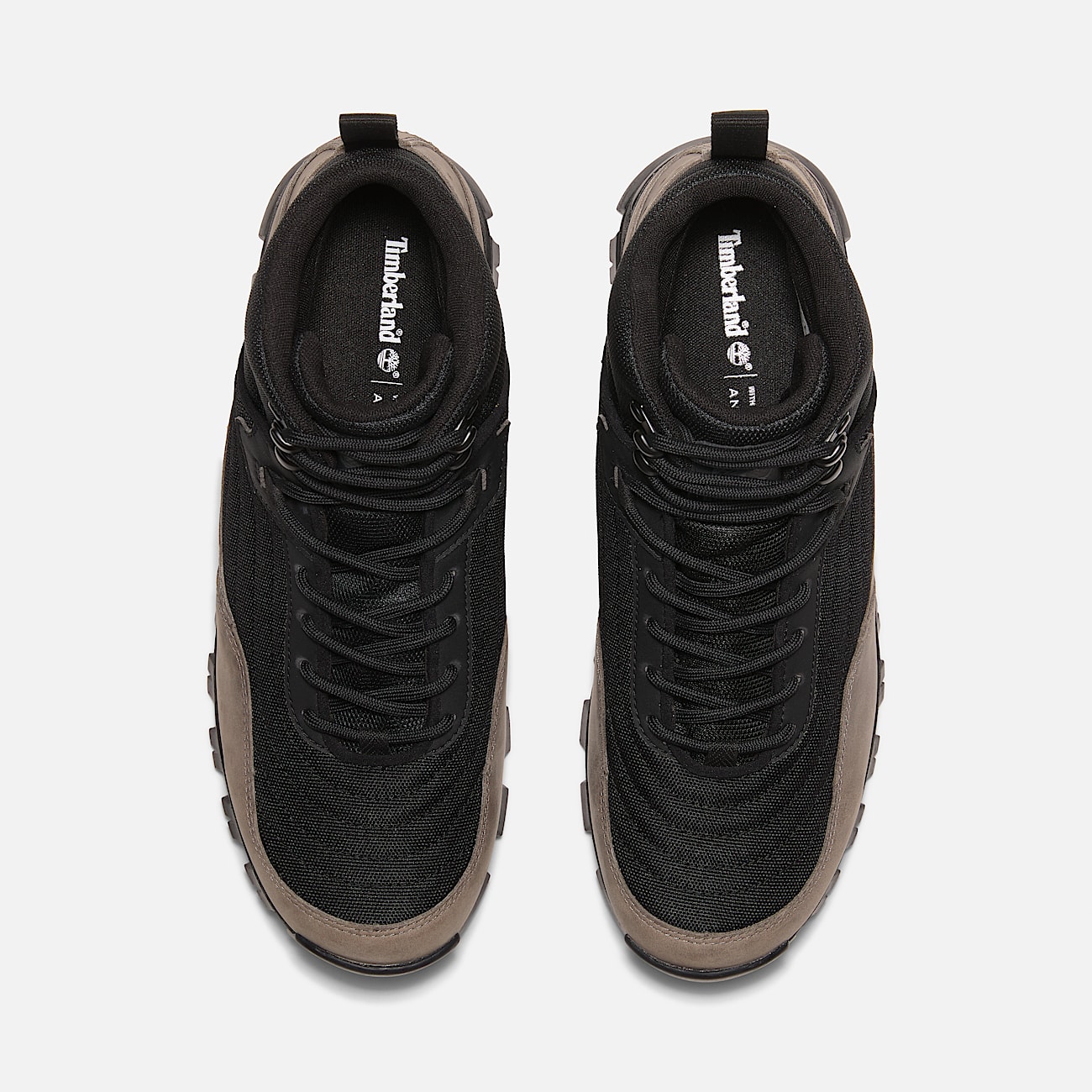 Mens Mt Maddsen Mid LaceUp Waterproof Hiking Boot TBL Black MeshGrey ALT2