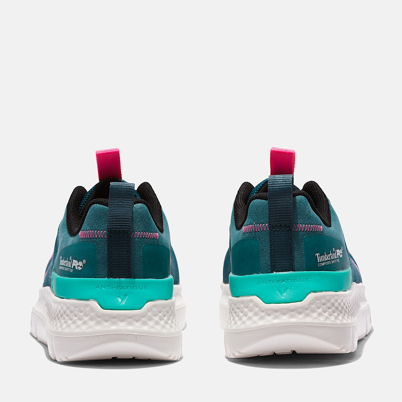 Womens Setra Composite Toe Work Sneaker TBL GreenTealPink ALT5