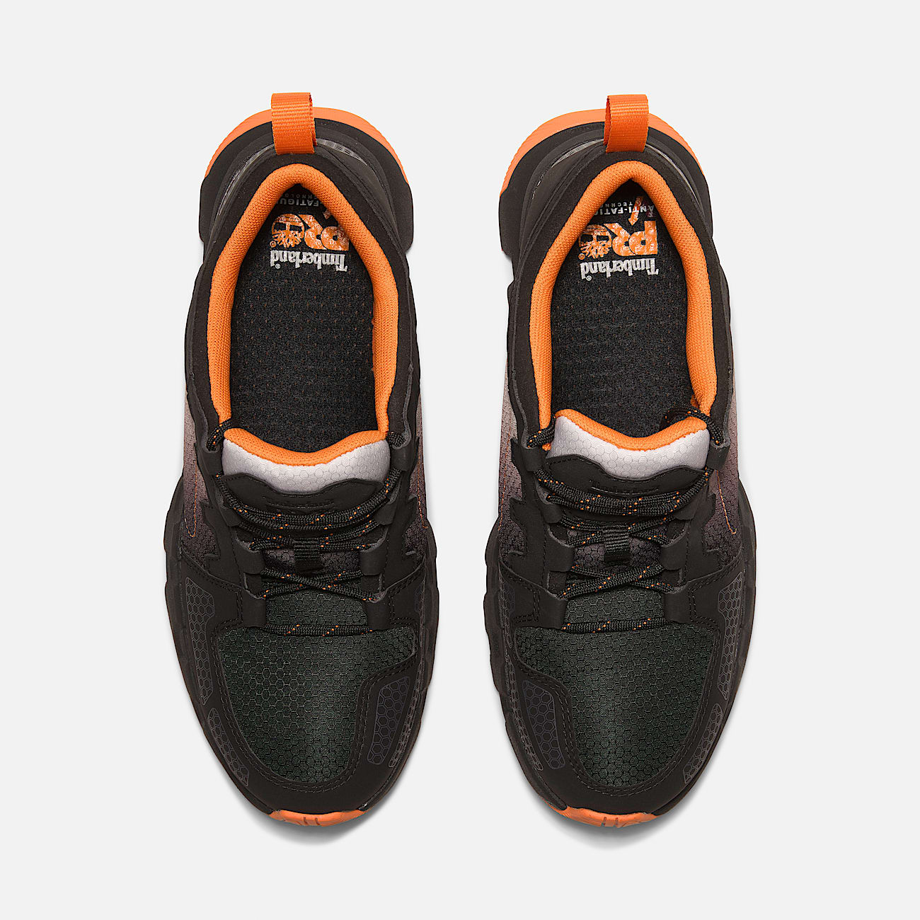 Mens Timberland PRO Powertrain EV CompToe Athletic Work Sneaker TBL GreyOrange ALT2