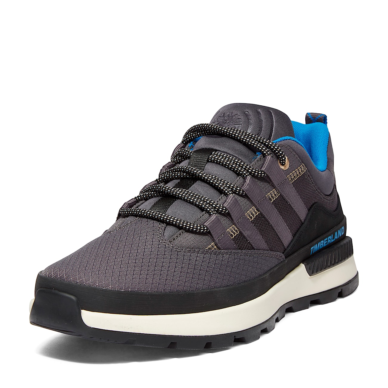 Mens Euro Trekker Hiking Shoes TBL Dark Grey Nubuck ALT9