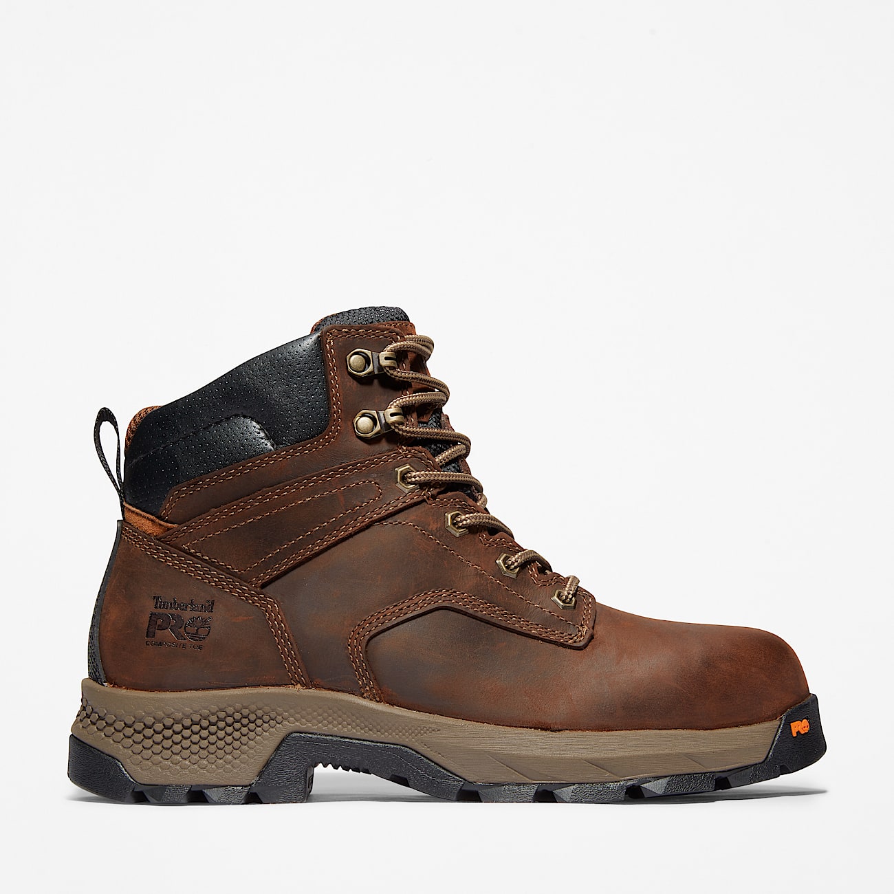 Mens TiTAN EV 6 Composite Toe Work Boot TBL Brown HERO