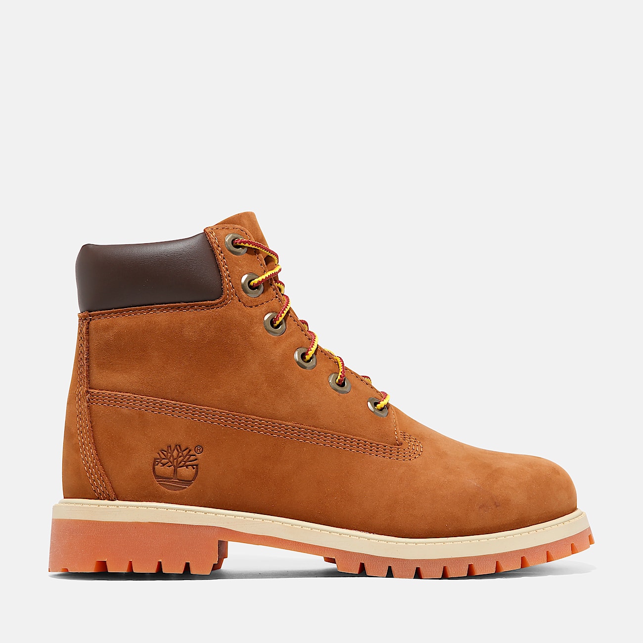 Junior Timberland Premium 6Inch Waterproof Boot TBL Rust Nubuck HERO