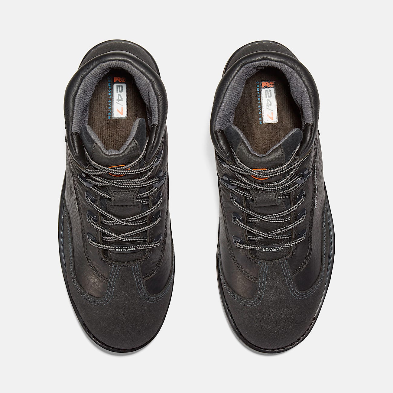 Mens Met Guard Steel Toe Work Boot TBL Black ALT2