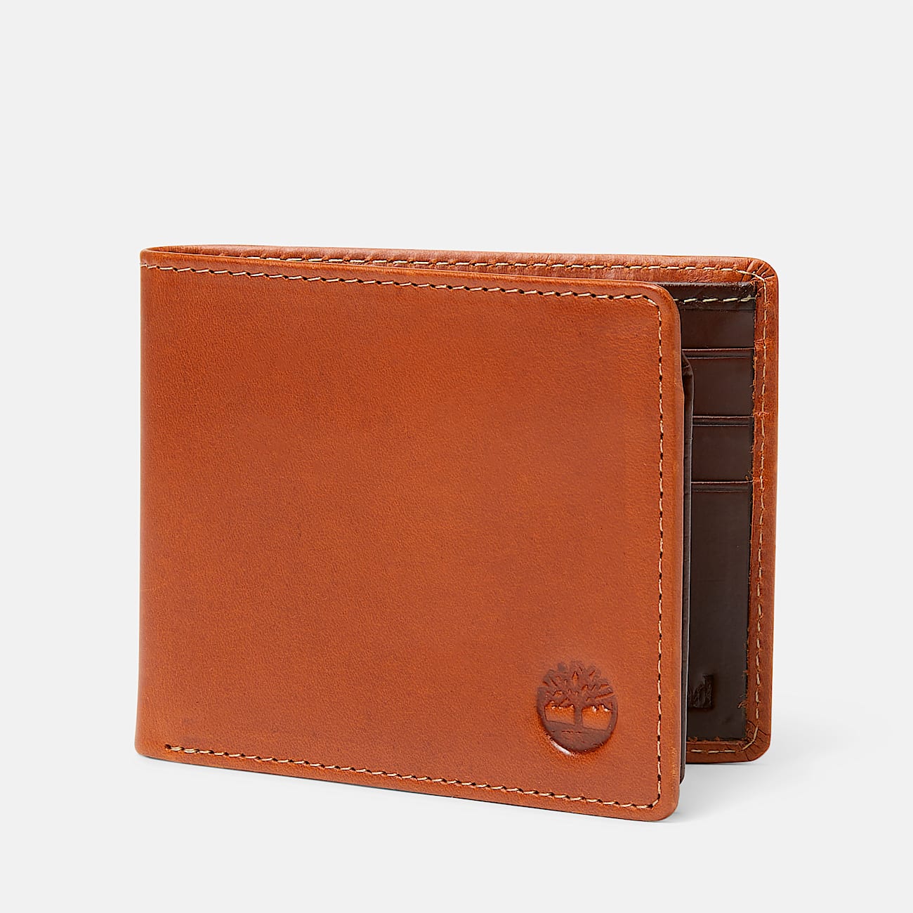 Waxy Pull Up Passcase Wallet TBL Cognac HERO