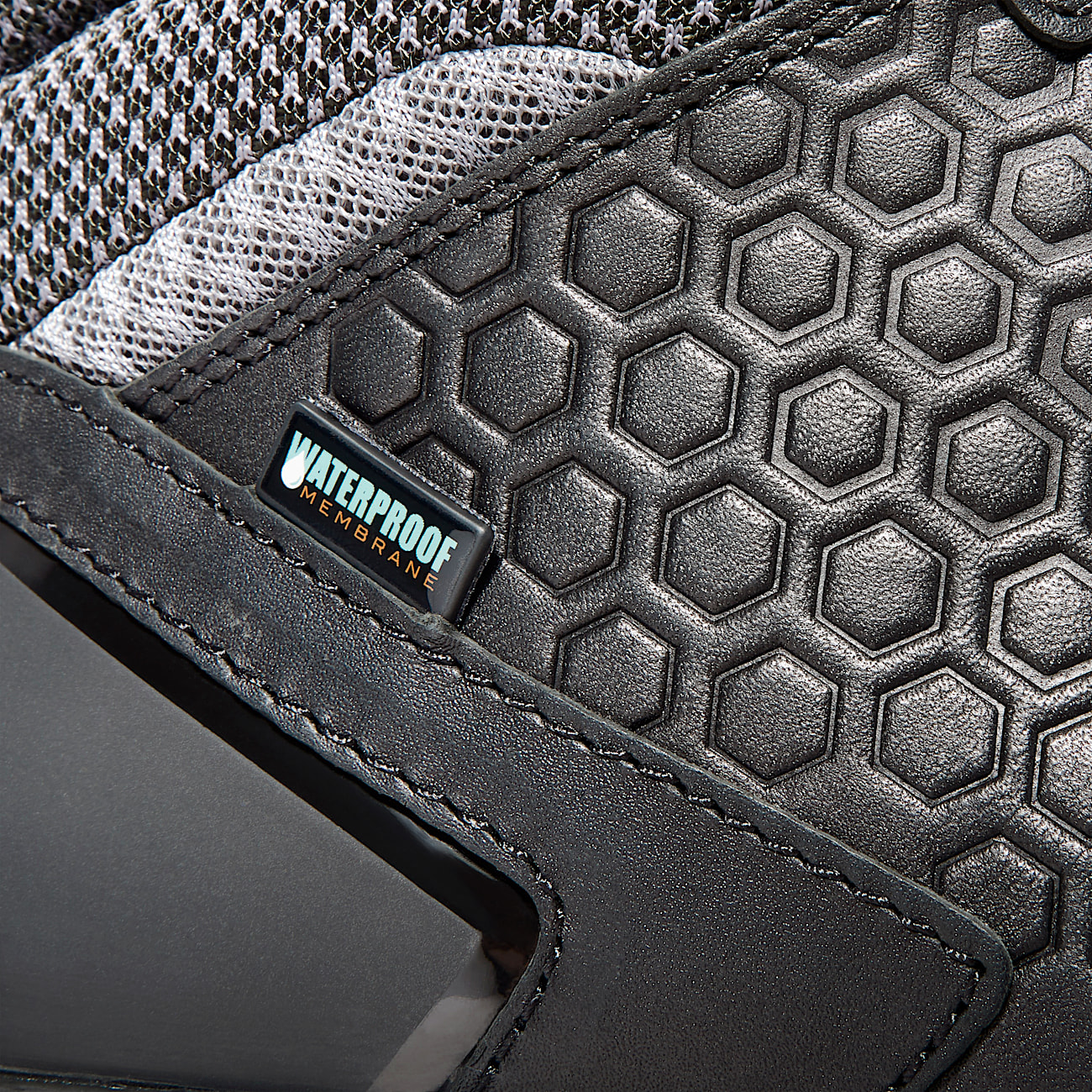 Mens Reaxion Composite Toe Waterproof Work Sneaker TBL BlackGrey ALT6