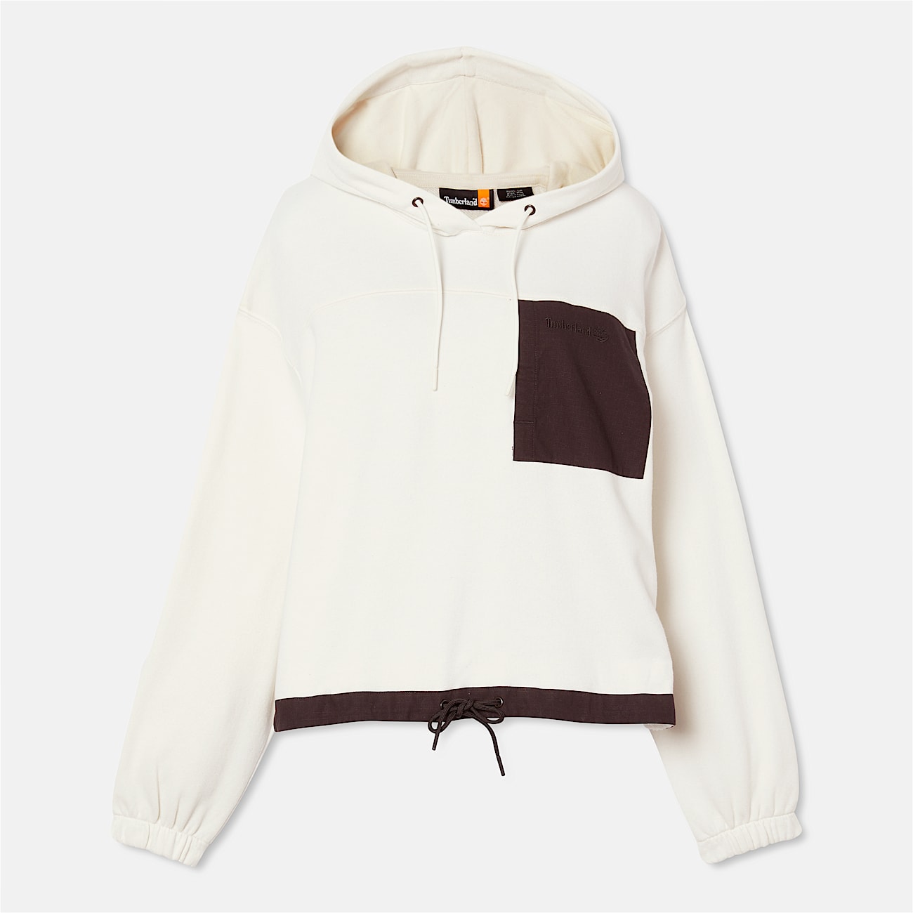 Hoodie MixedMedia para mujer TBL Blanco vintage ALT10