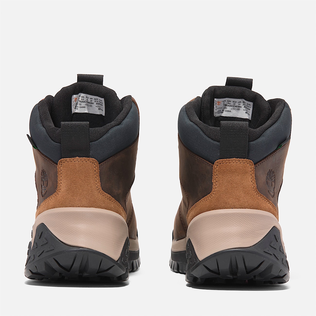 Mens Motion Scramble Mid LaceUp Waterproof Hiking Boot TBL Brown FullGrain ALT5