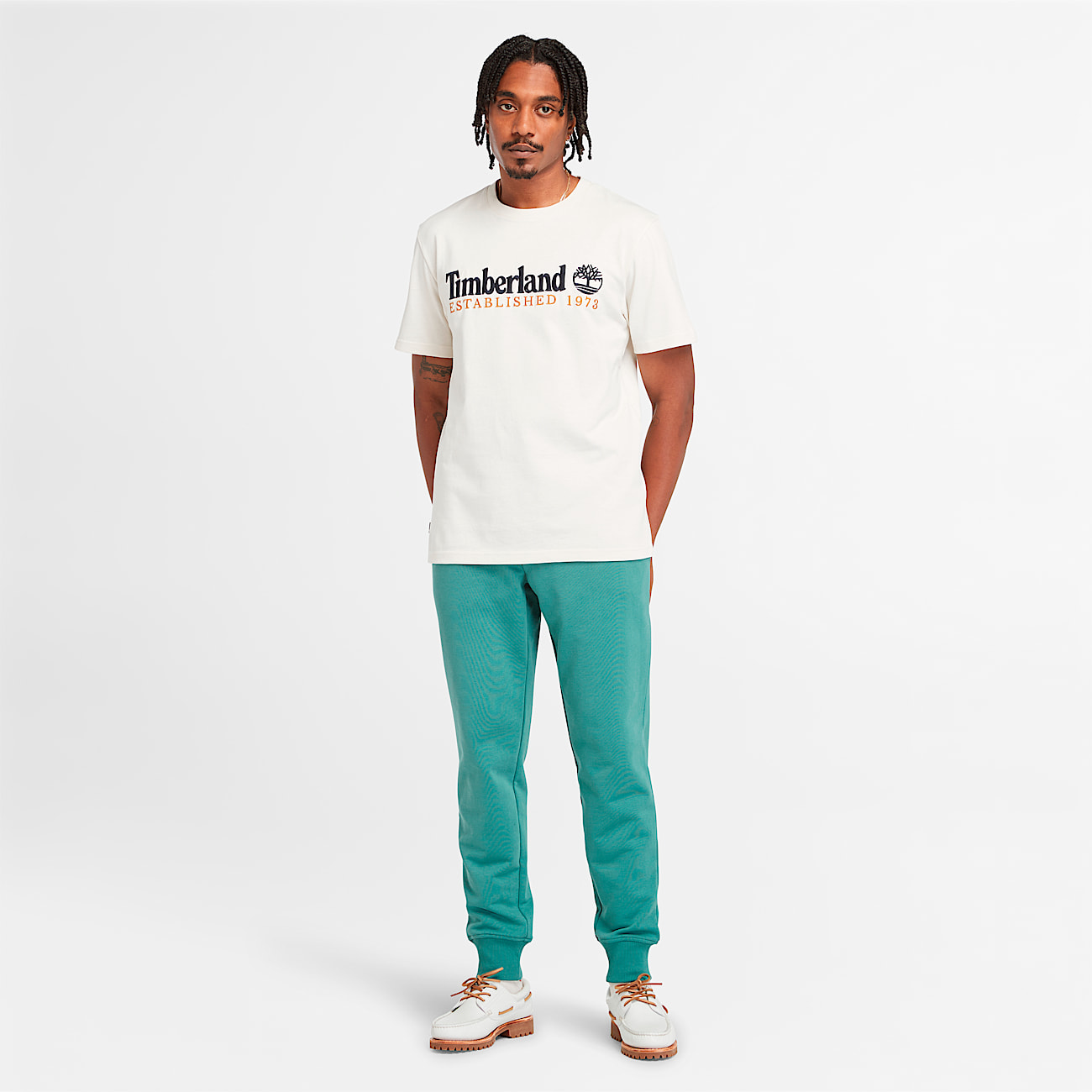 Men's Short Sleeve Embroidery Logo T-Shirt - 2