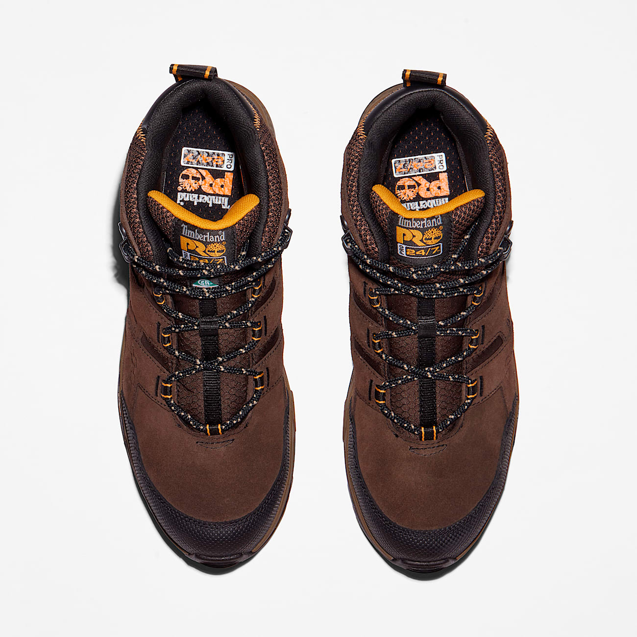 Mens Timberland PRO Switchback LT SteelToe Work Hiker TBL Dark Brown Suede ALT2