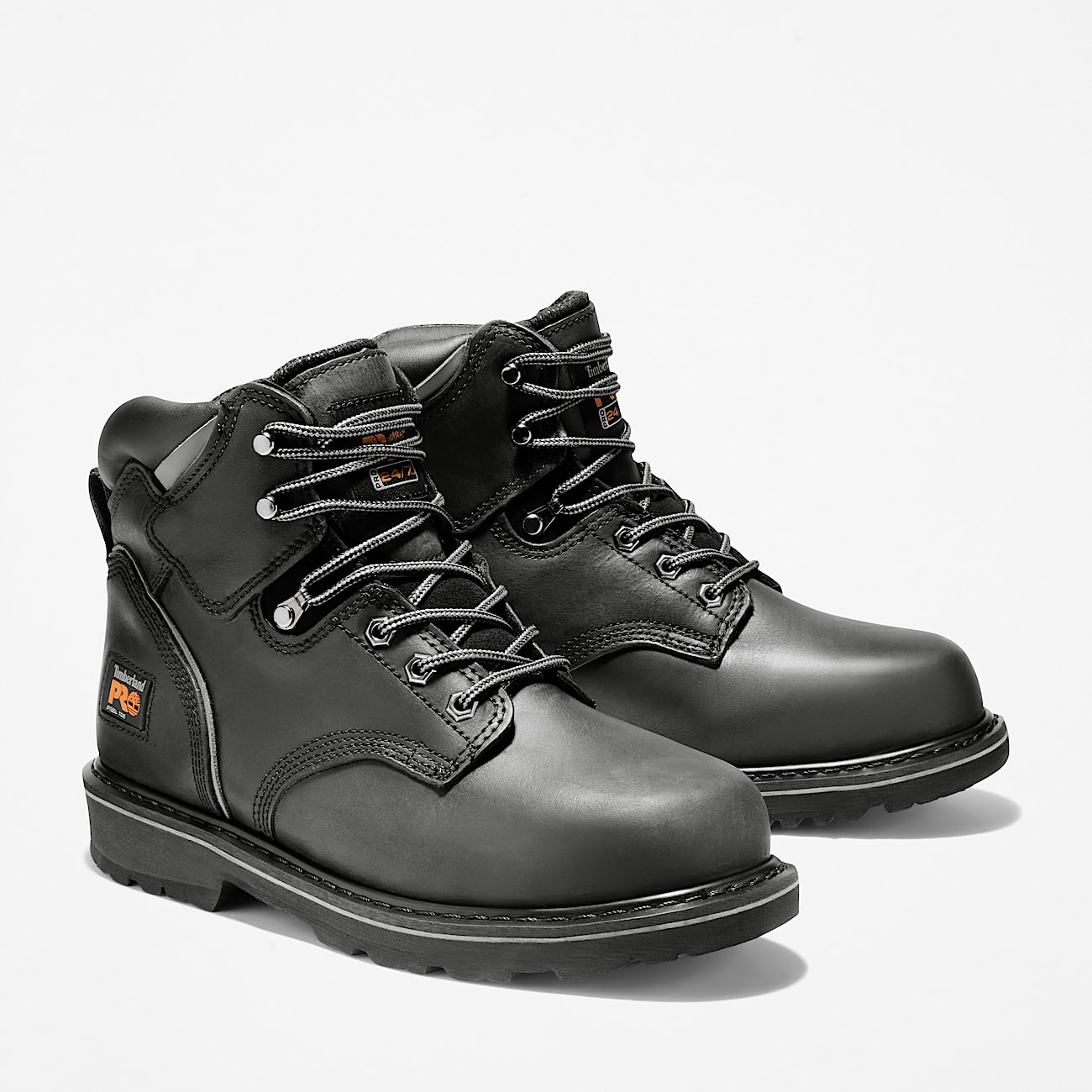 Mens Pit Boss 6 Steel Toe Work Boot TBL Black ALT3