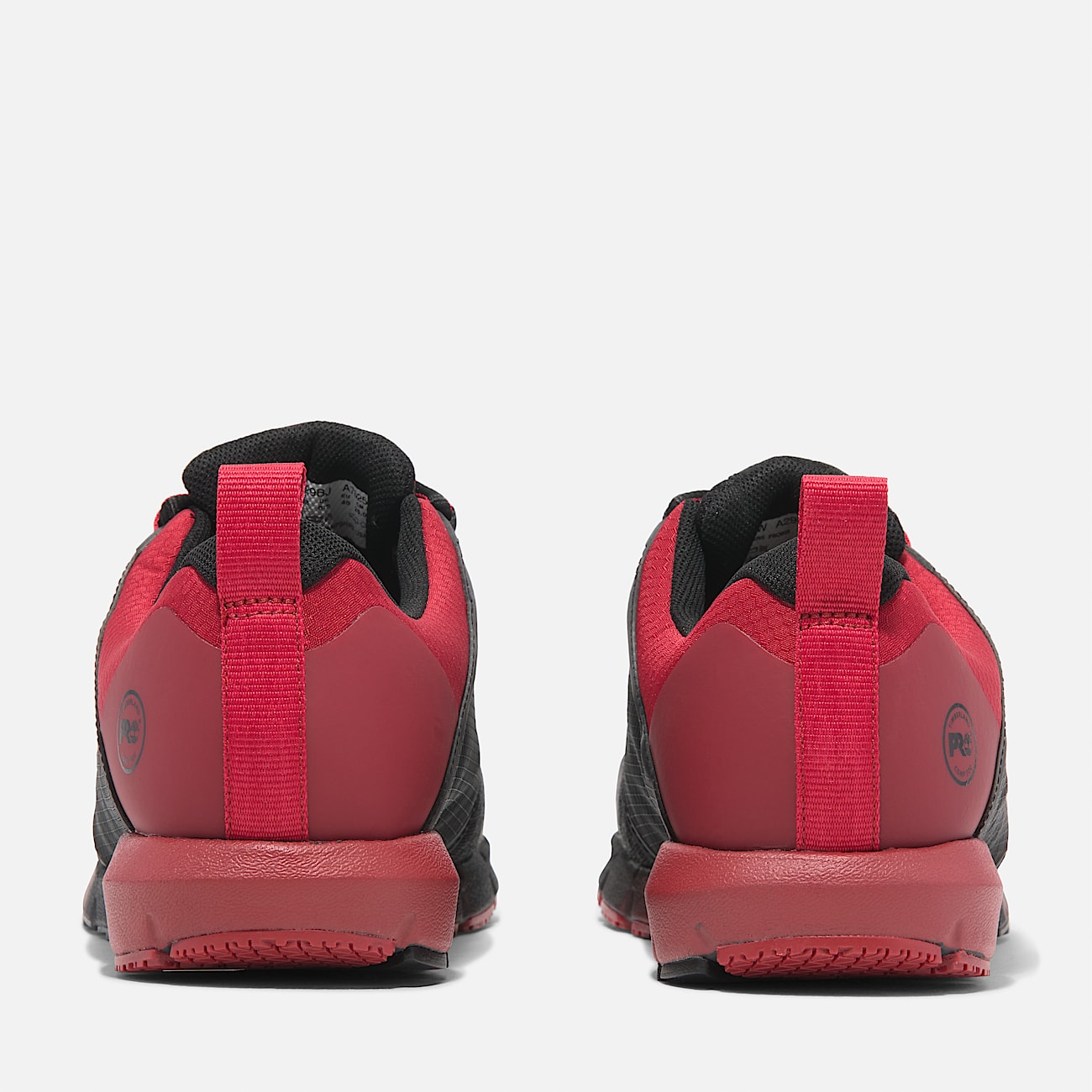 Mens Radius Composite Toe Work Sneaker TBL BlackRed ALT5