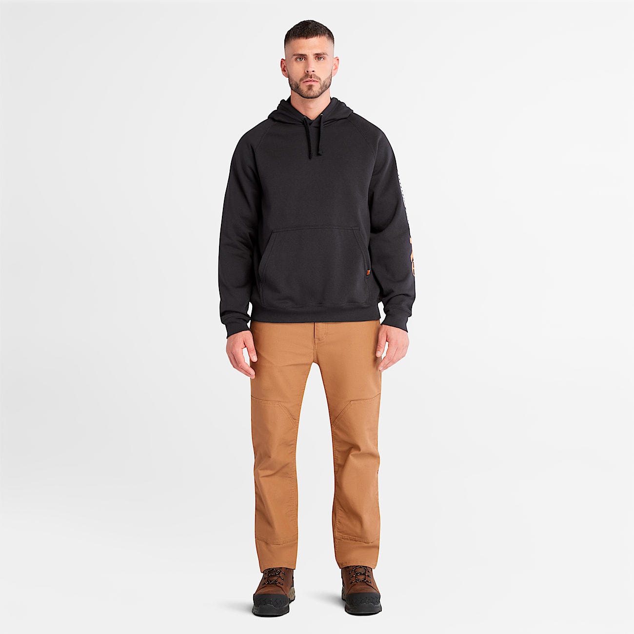 Mens Timberland PRO Hood Honcho Sport Hoodie TBL Black ALT1