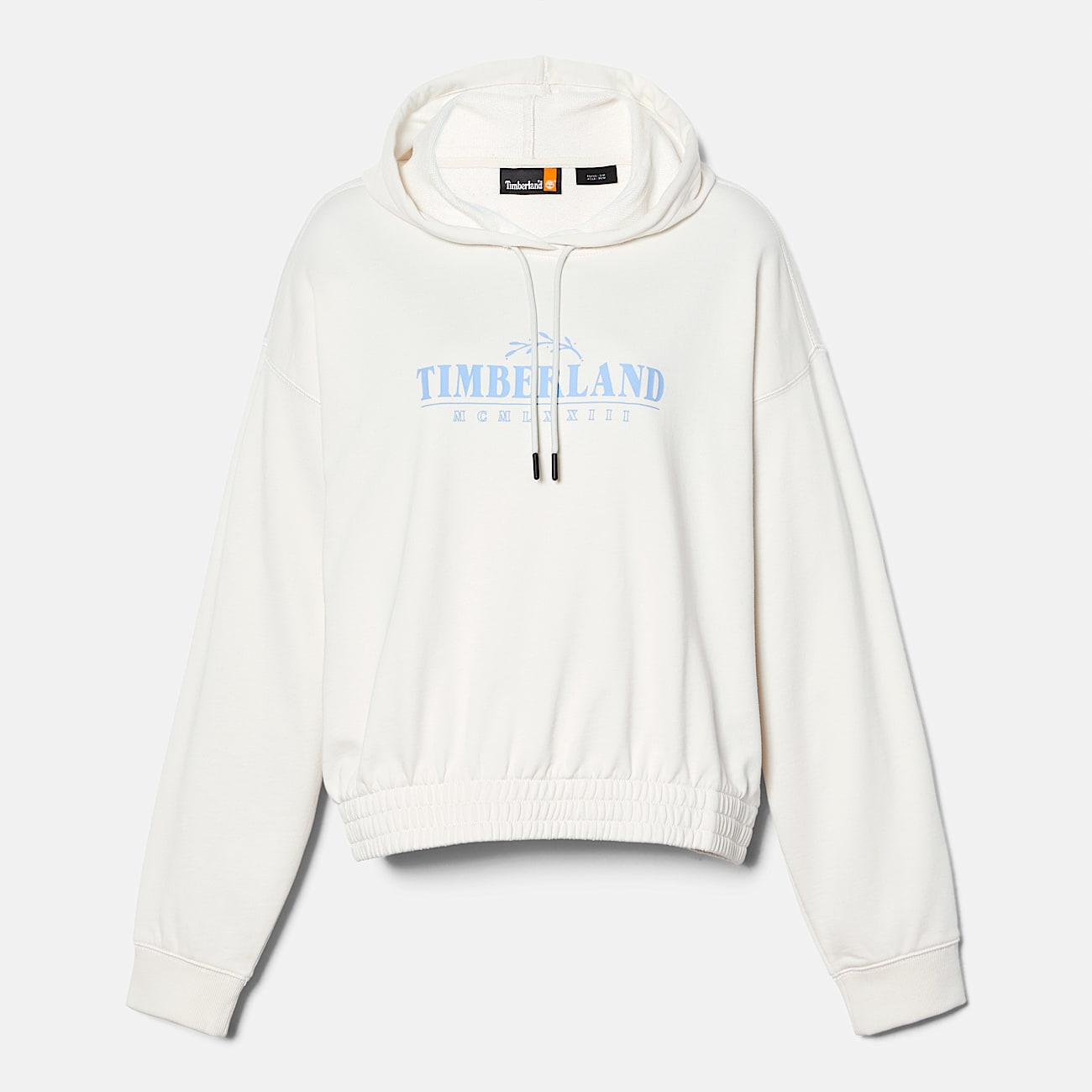 Womens Season Linear Logo Hoodie TBL Vintage White ALT10