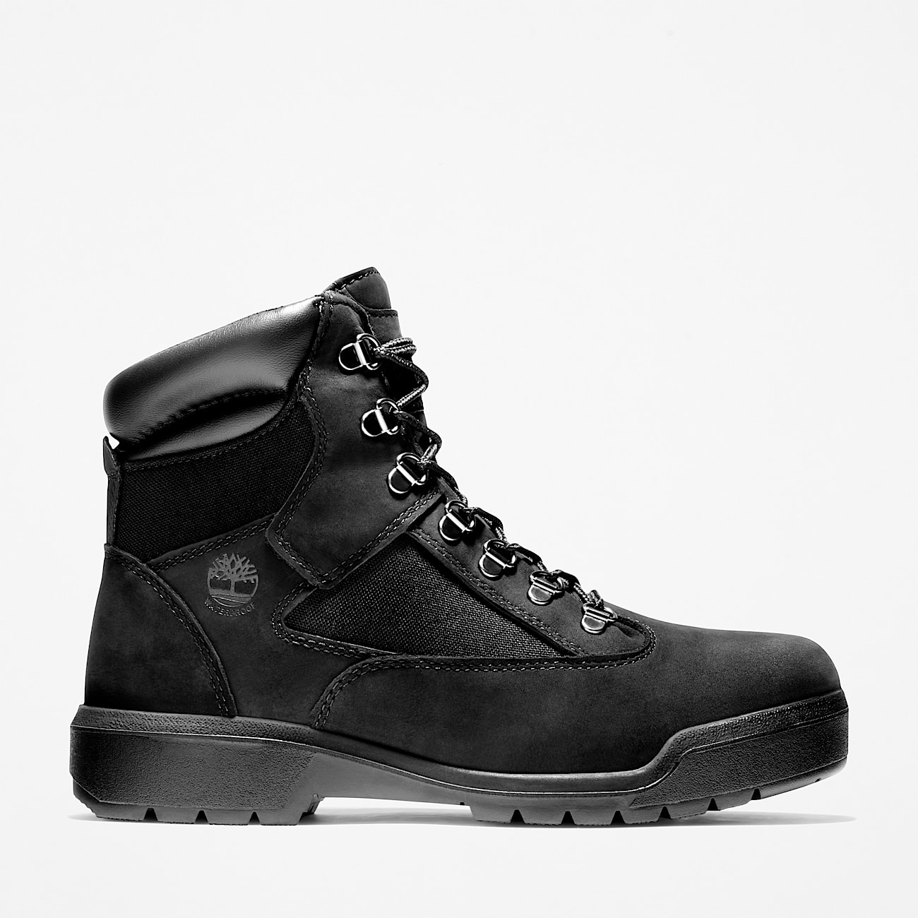Mens 6Inch Waterproof Field Boot TBL Black Nubuck HERO