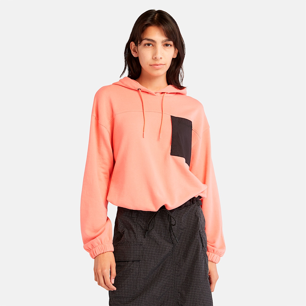 Hoodie MixedMedia para mujer TBL Rosa concha HERO
