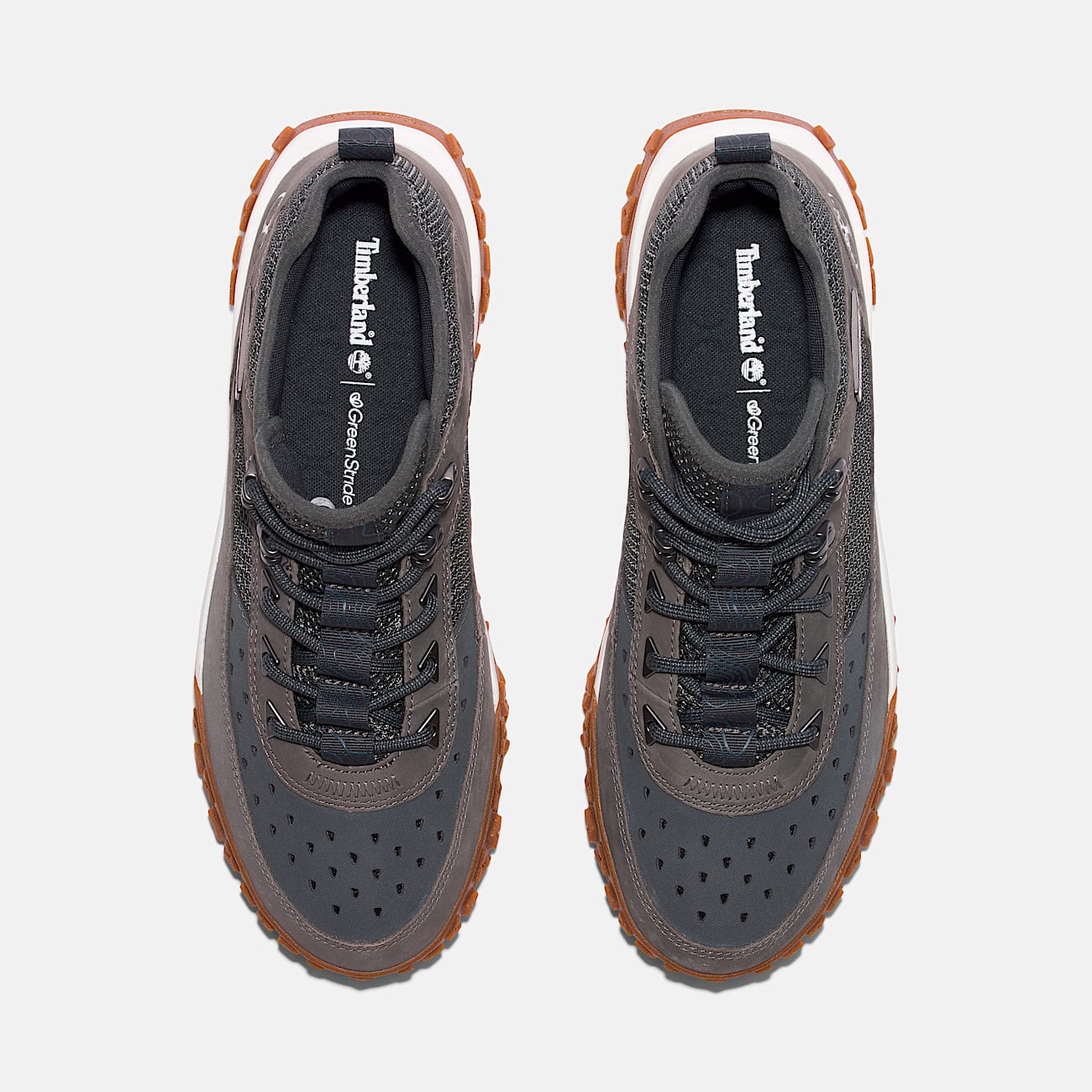 Mens GreenStride Motion 6 Mid LaceUp Sneaker TBL Medium Grey ALT2