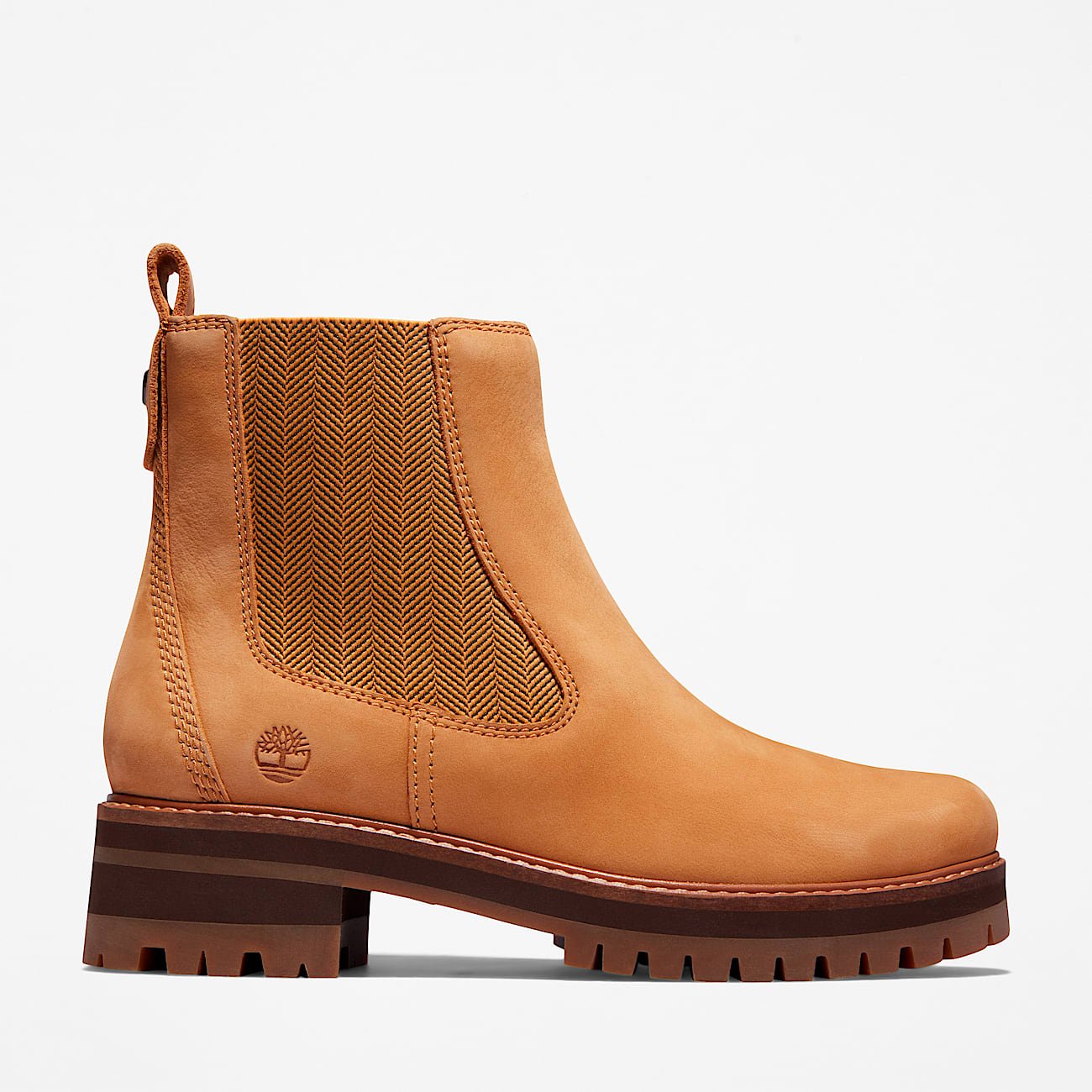 Womens Courmayeur Valley Chelsea Boots TBL Wheat Nubuck HERO