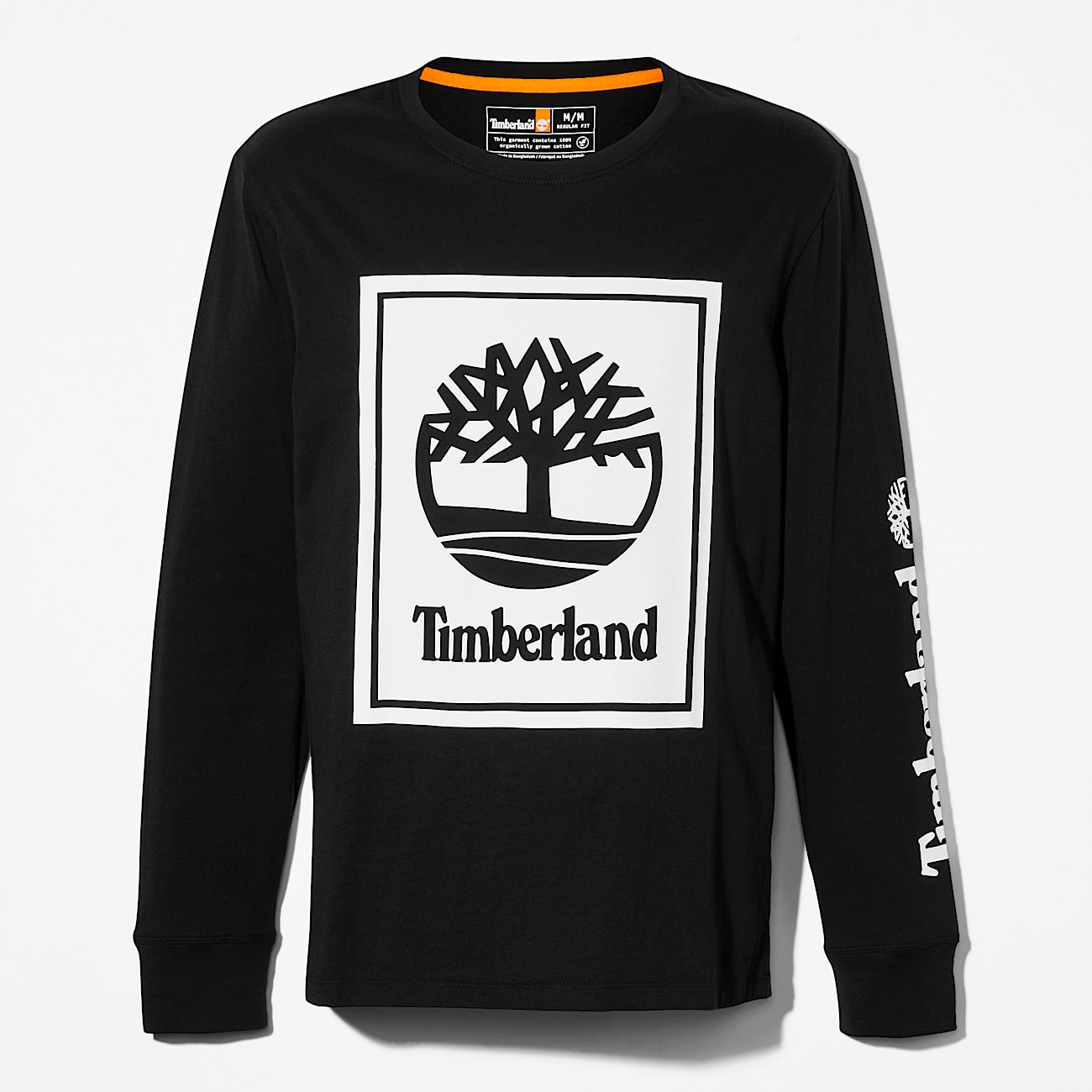 Long Sleeve Logo TShirt TBL BlackWhite ALT10