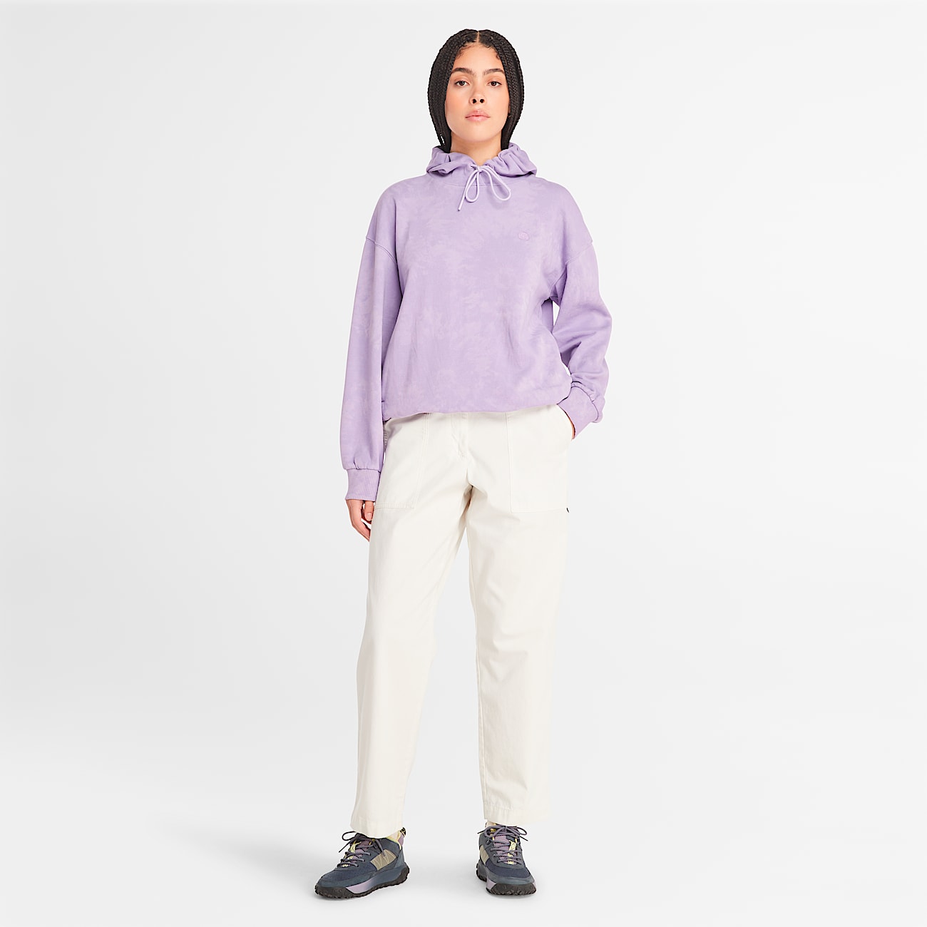 Womens Utility Fatigue Pant TBL Vintage White ALT1