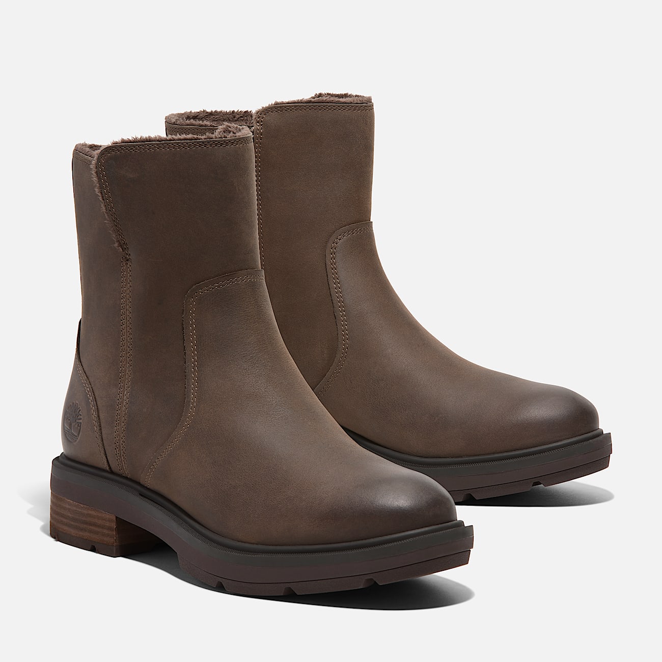 Botte lacée Brimfield chaudement doublée à tige mi-haute pour femmes - 4