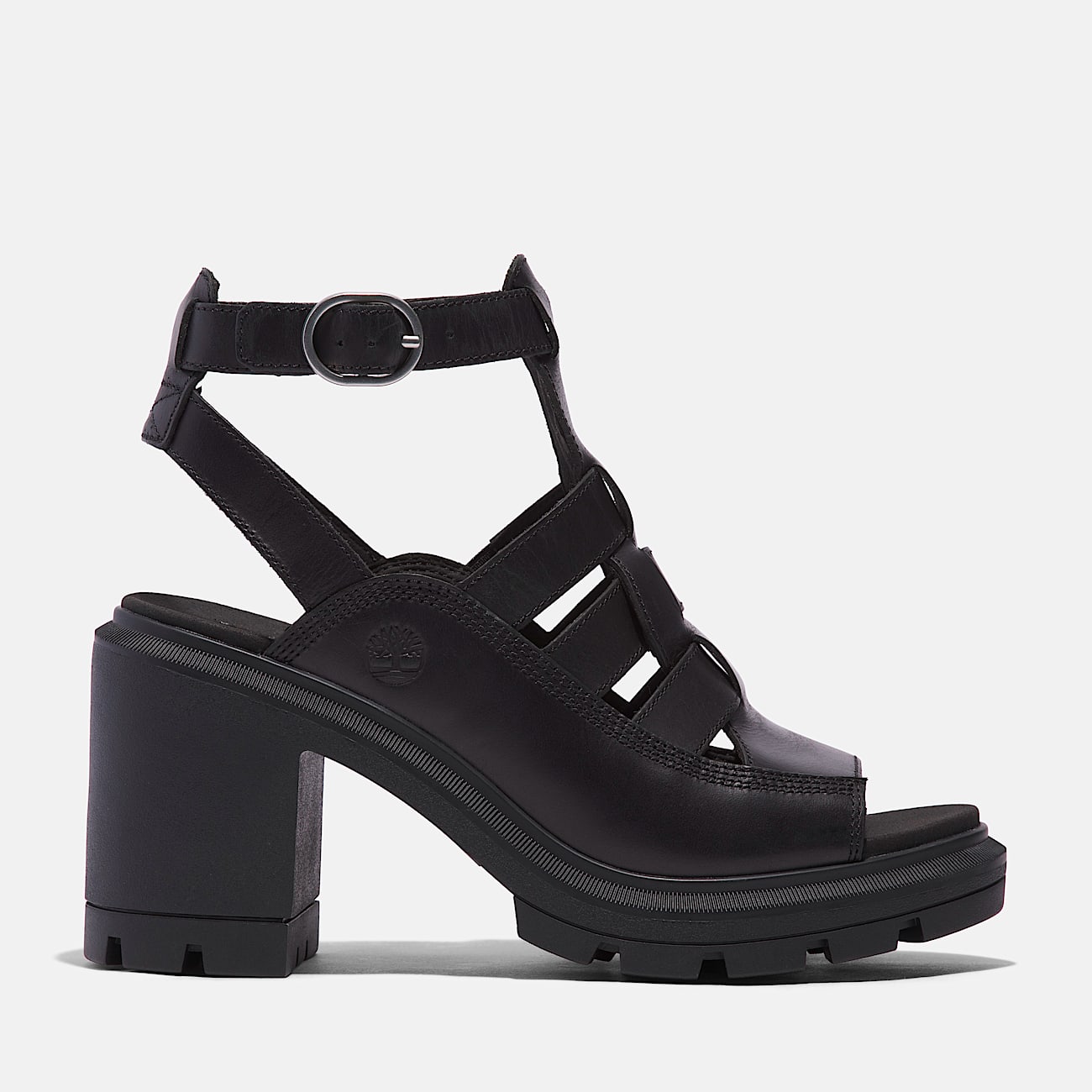 Womens Allington Heights Fisherman Sandal TBL Black FullGrain HERO